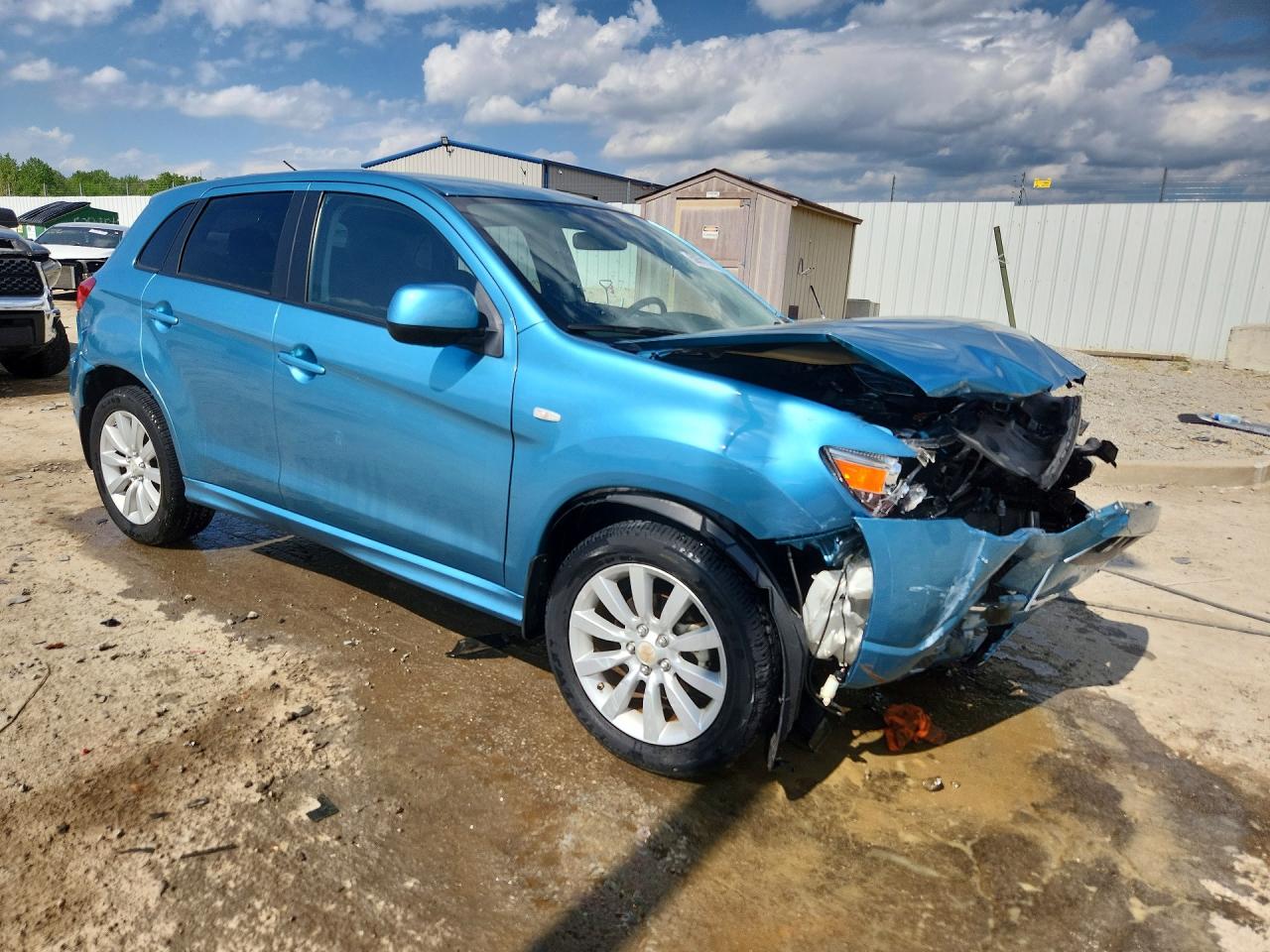 2011 Mitsubishi Outlander Sport Se Blue vin: JA4AP4AU4BZ015280