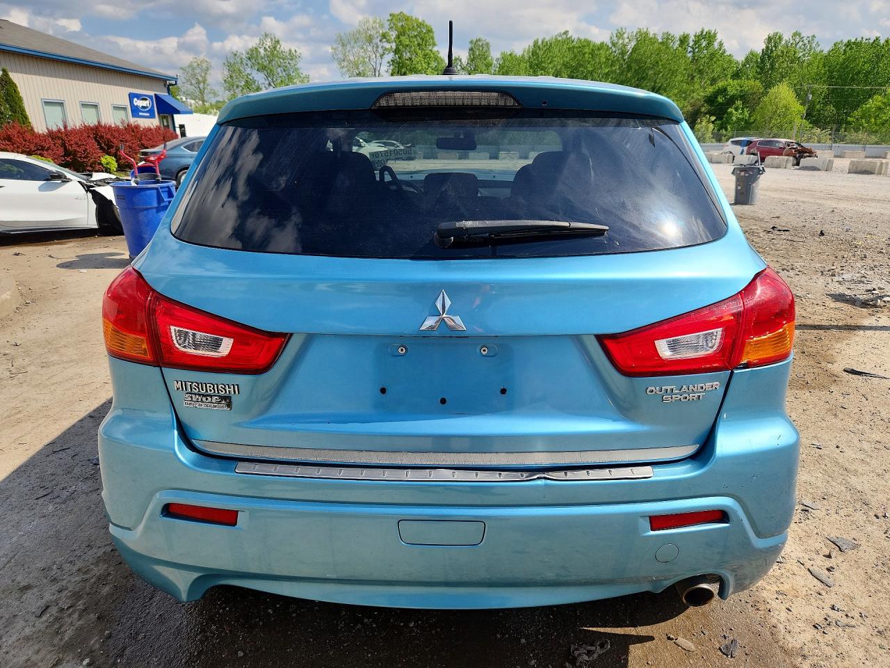 2011 Mitsubishi Outlander Sport Se Blue vin: JA4AP4AU4BZ015280