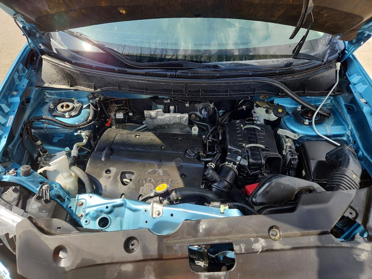 2011 Mitsubishi Outlander Sport Se Blue vin: JA4AP4AU4BZ015280