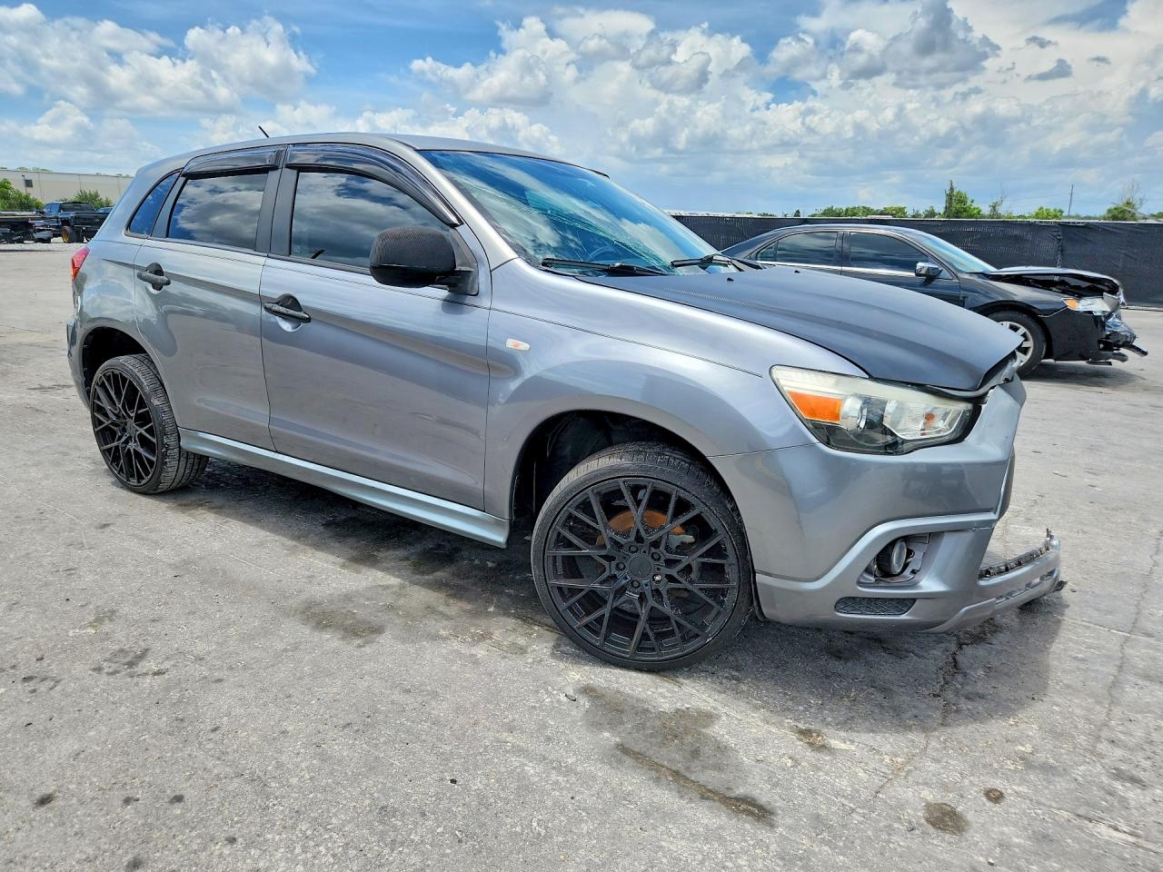 2012 Mitsubishi Outlander Sport Se Silver vin: JA4AP4AU4CZ008251