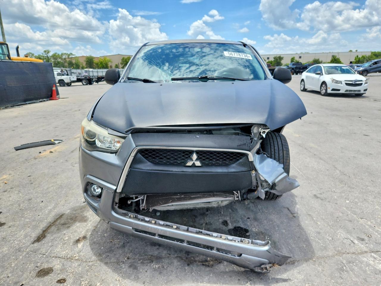 2012 Mitsubishi Outlander Sport Se Silver vin: JA4AP4AU4CZ008251