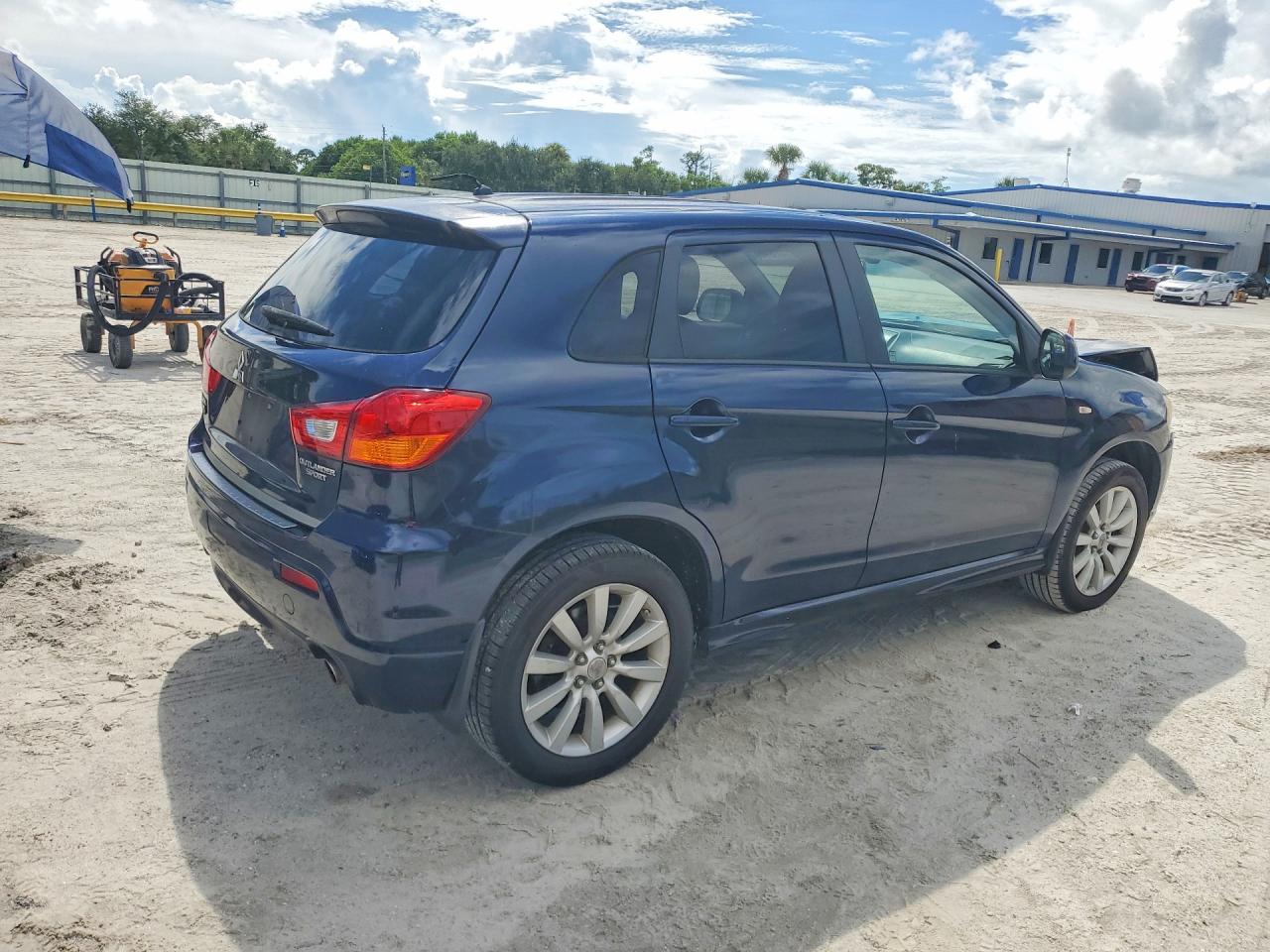 2011 Mitsubishi Outlander Sport Se Blue vin: JA4AP4AU5BZ004868