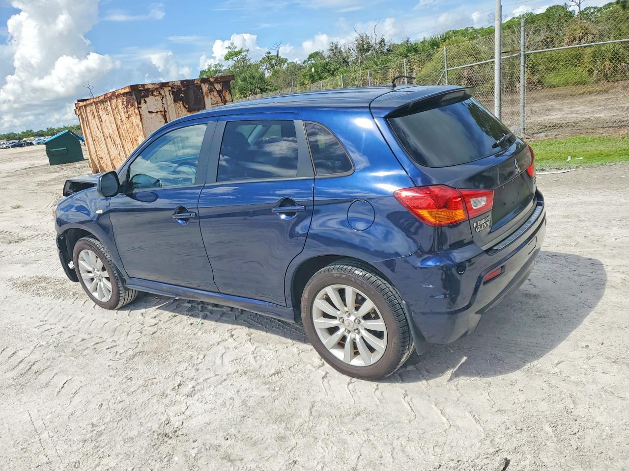2011 Mitsubishi Outlander Sport Se Blue vin: JA4AP4AU5BZ004868