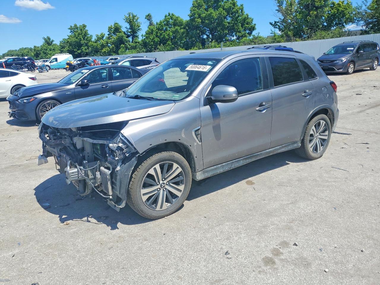 2020 Mitsubishi Outlander Sport Se Gray vin: JA4AP4AU5LU025976