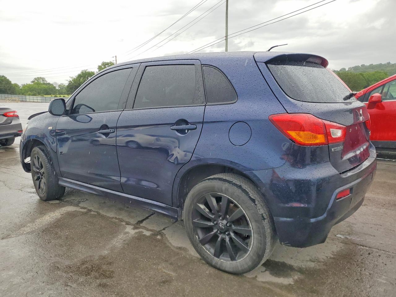 2011 Mitsubishi Outlander Sport Se Blue vin: JA4AP4AU7BZ024393