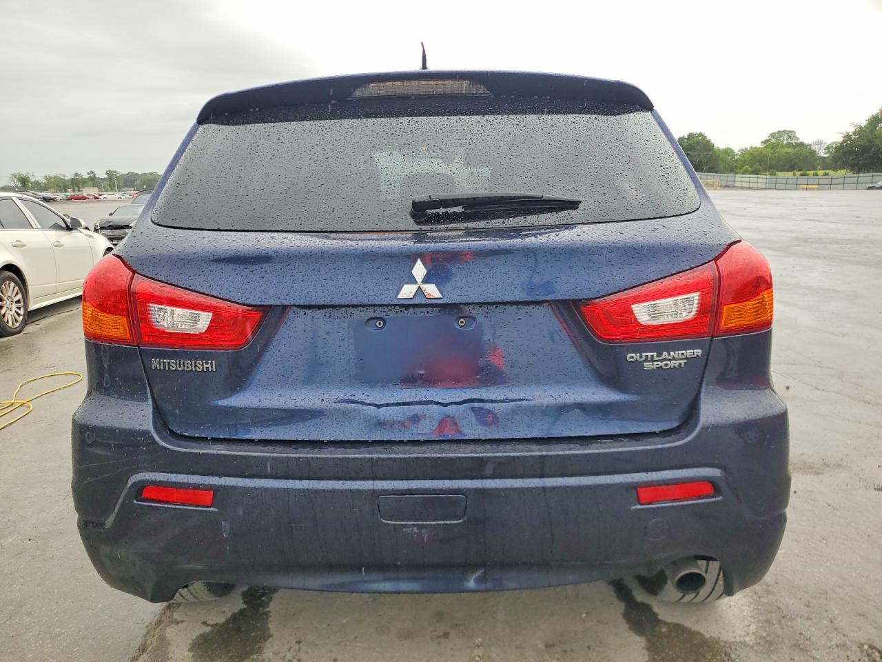 2011 Mitsubishi Outlander Sport Se Blue vin: JA4AP4AU7BZ024393