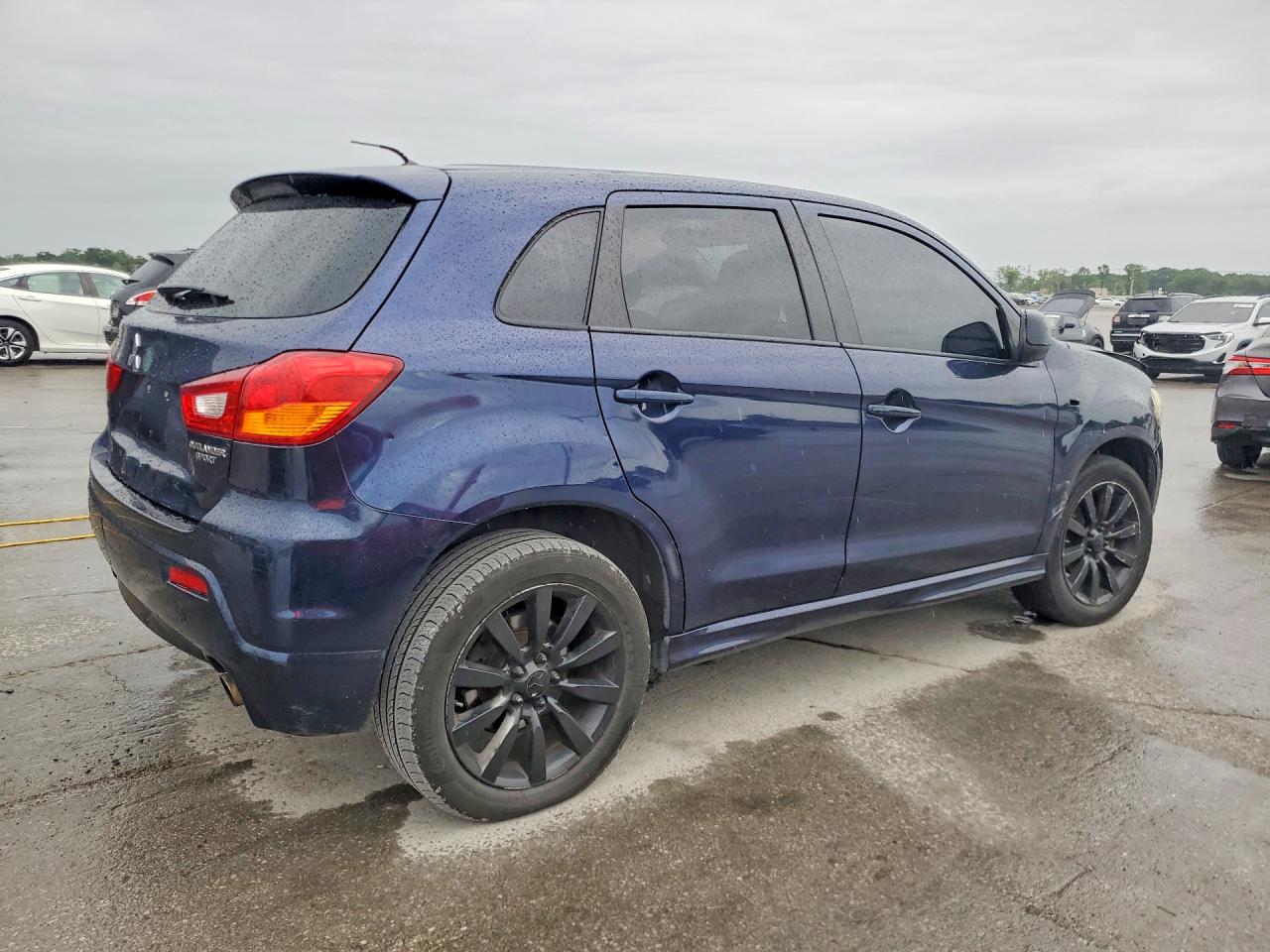 2011 Mitsubishi Outlander Sport Se Blue vin: JA4AP4AU7BZ024393