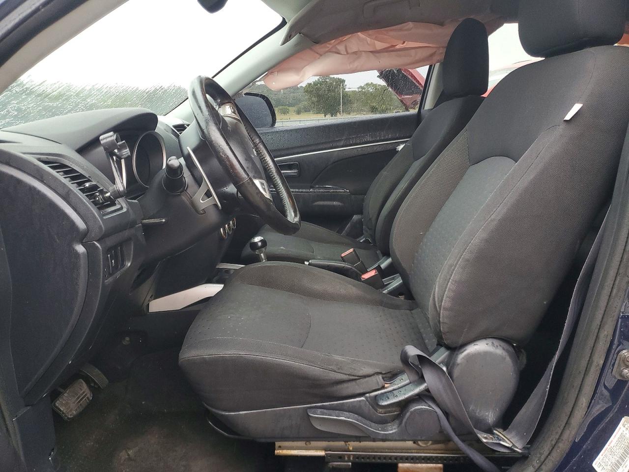 2011 Mitsubishi Outlander Sport Se Blue vin: JA4AP4AU7BZ024393