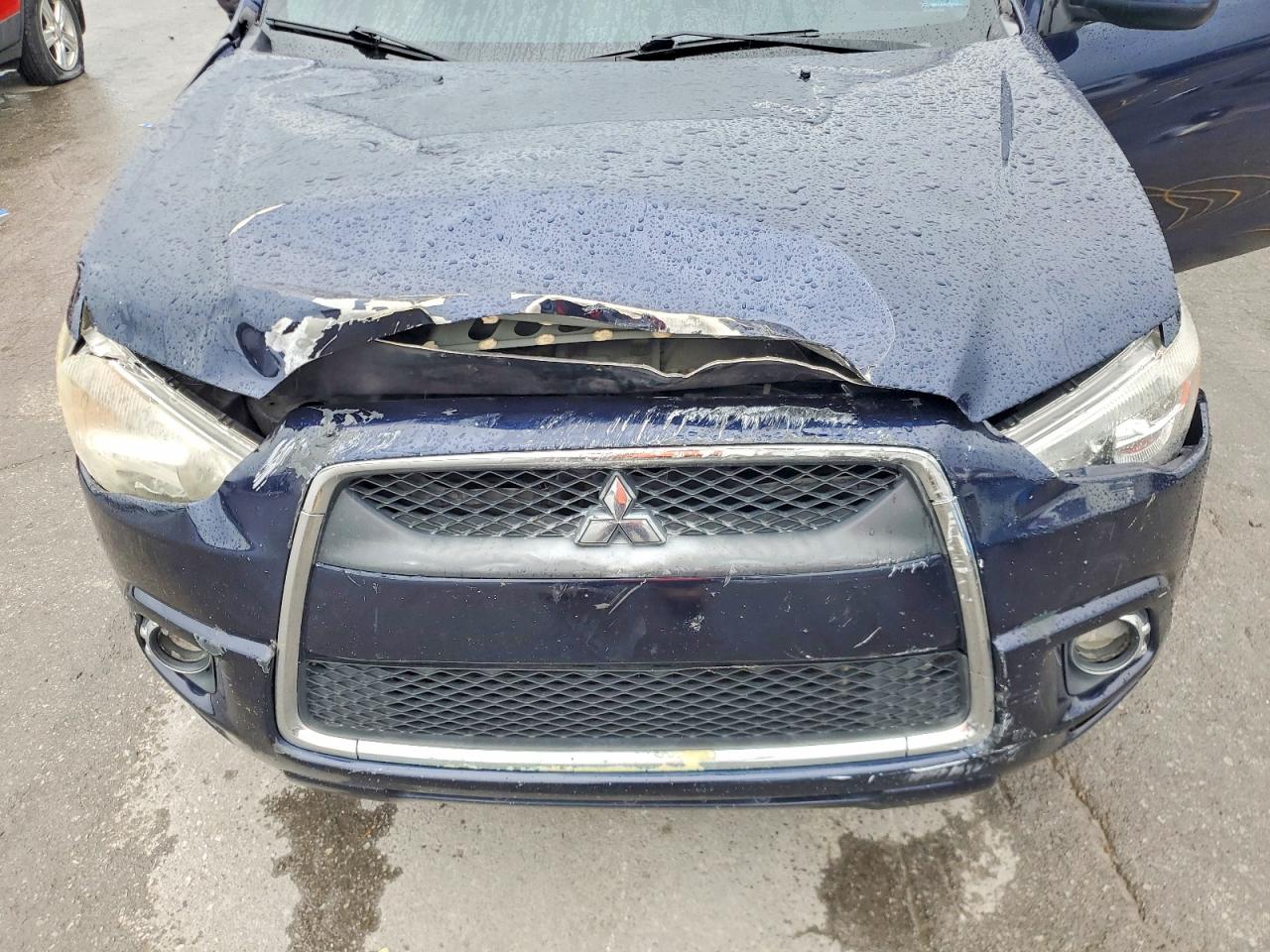 2011 Mitsubishi Outlander Sport Se Blue vin: JA4AP4AU7BZ024393