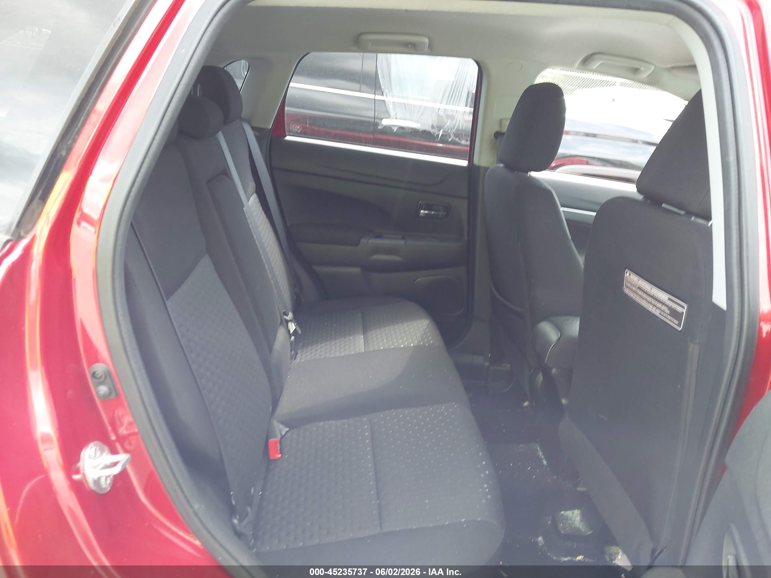 2012 Mitsubishi Outlander Sport Se Red vin: JA4AP4AU7CZ002024