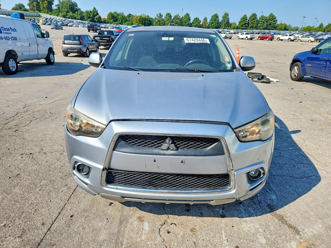 2011 Mitsubishi Outlander Sport Se Gray vin: JA4AP4AU8BZ007540