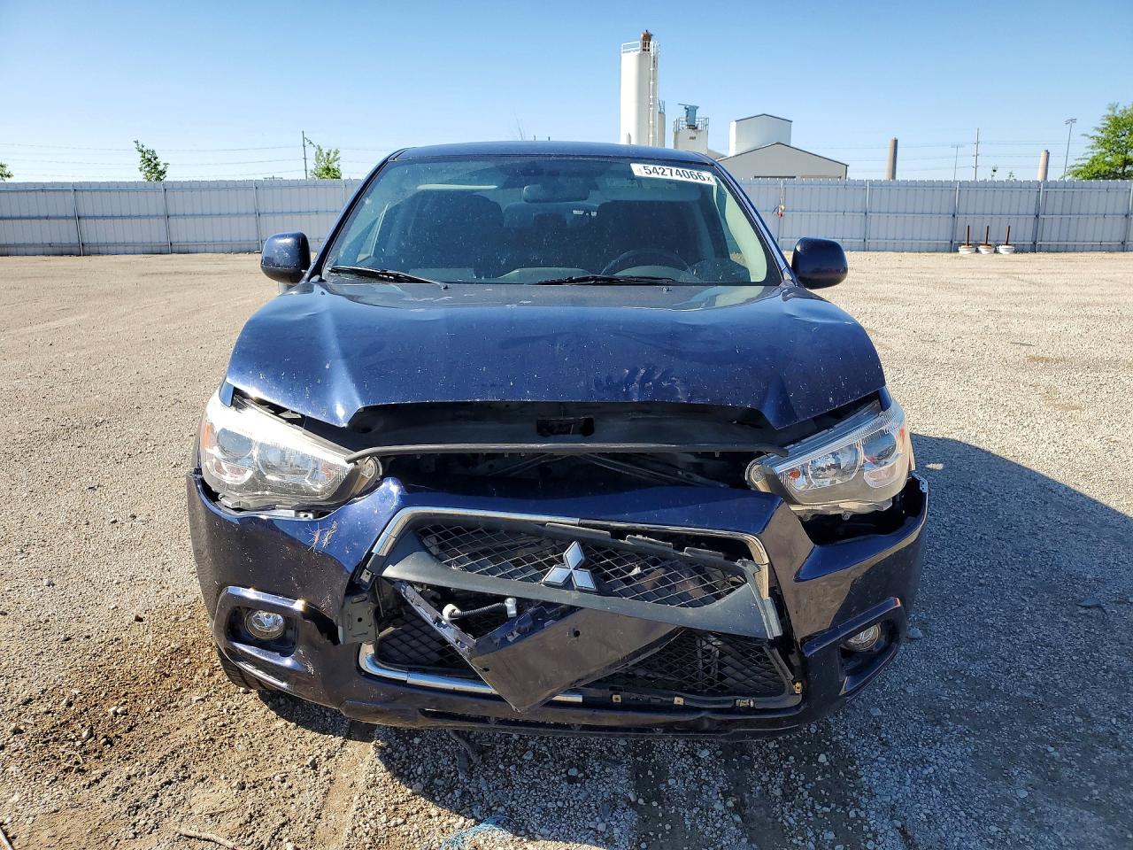 2011 Mitsubishi Outlander Sport Se Синий vin: JA4AP4AU9BZ008762