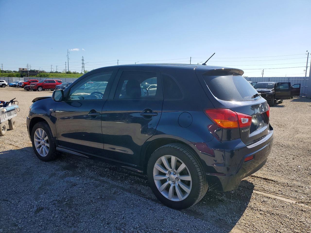 2011 Mitsubishi Outlander Sport Se Синий vin: JA4AP4AU9BZ008762