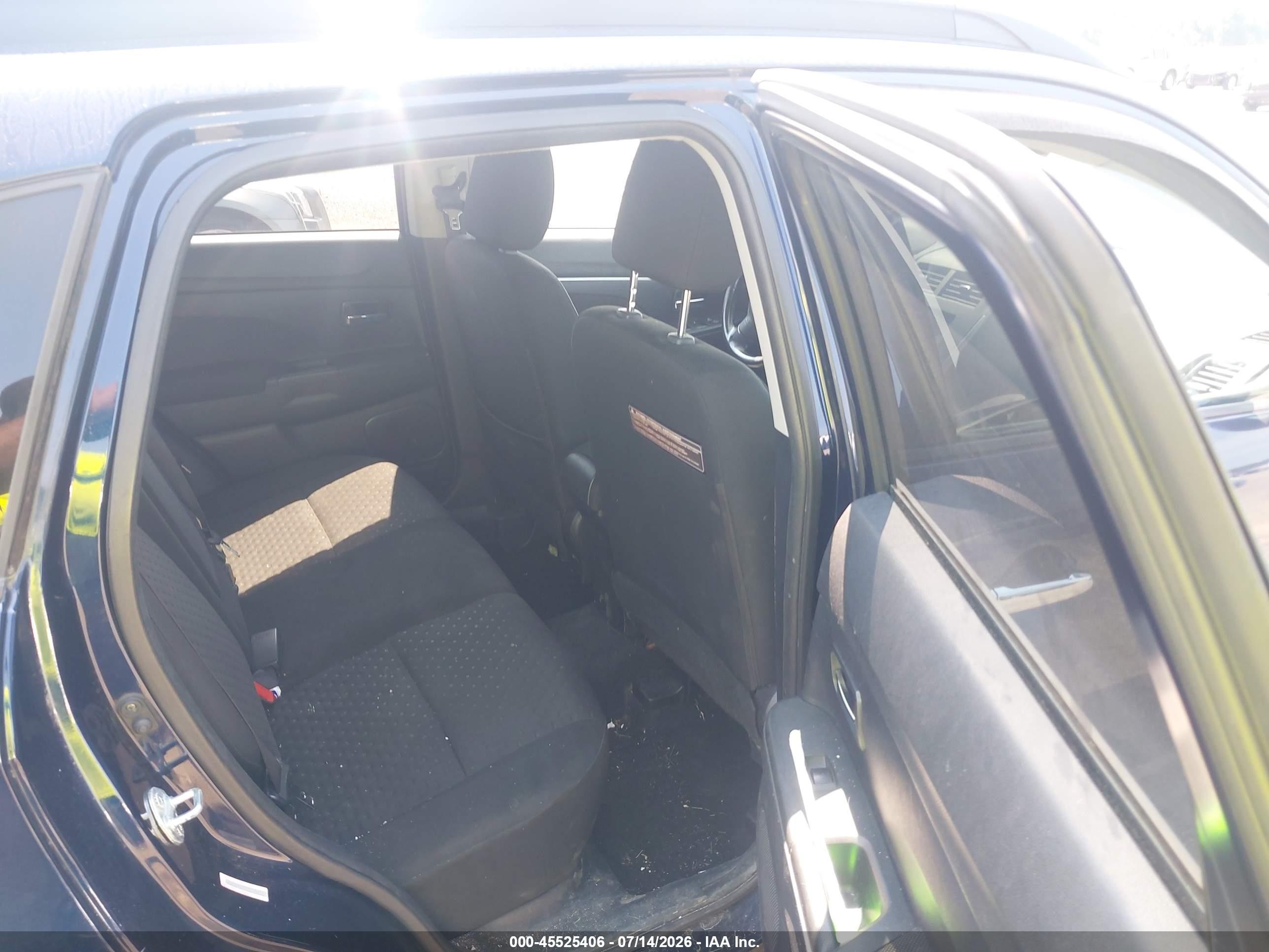 2011 Mitsubishi Outlander Sport Se Blue vin: JA4AP4AU9BZ015422