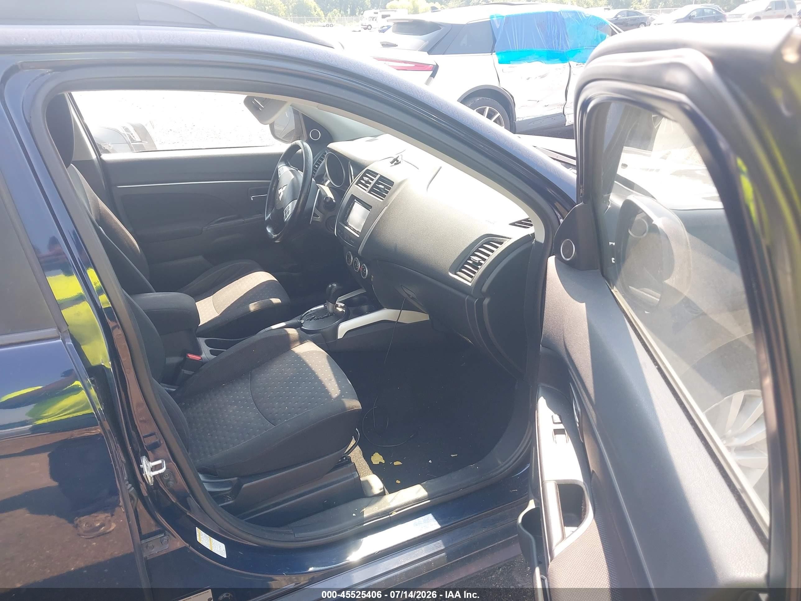2011 Mitsubishi Outlander Sport Se Blue vin: JA4AP4AU9BZ015422