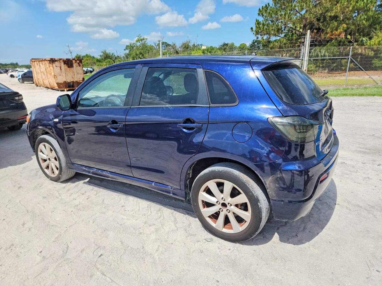 2012 Mitsubishi Outlander Sport Se Blue vin: JA4AP4AU9CZ004308