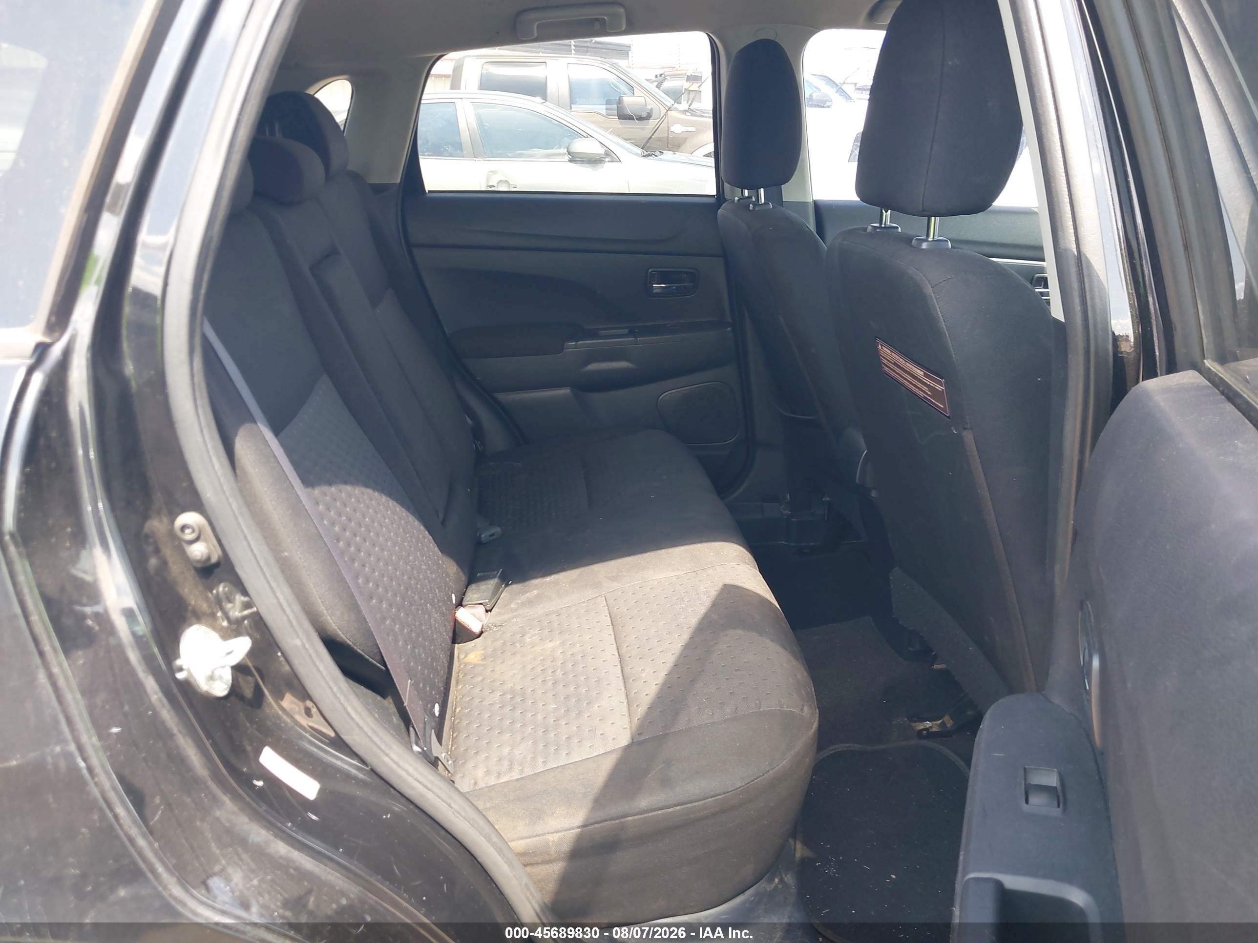 2011 Mitsubishi Outlander Sport Se Черный vin: JA4AP4AUXBZ018779