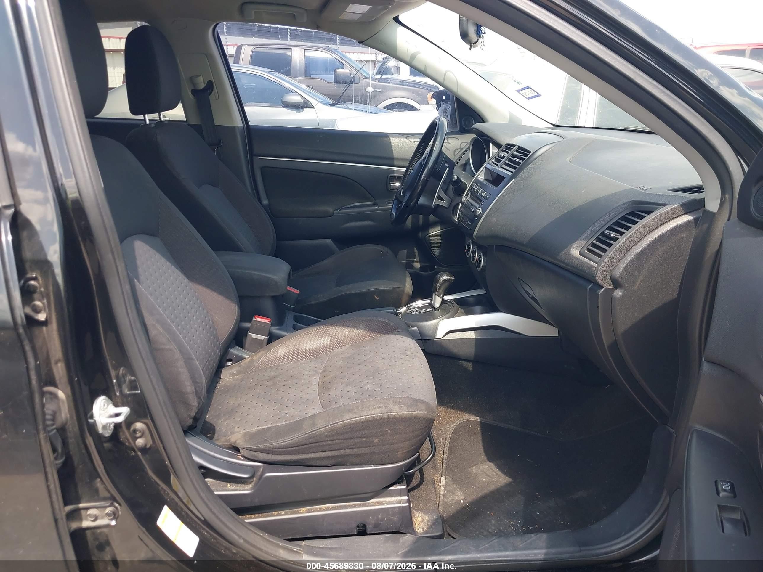 2011 Mitsubishi Outlander Sport Se Черный vin: JA4AP4AUXBZ018779