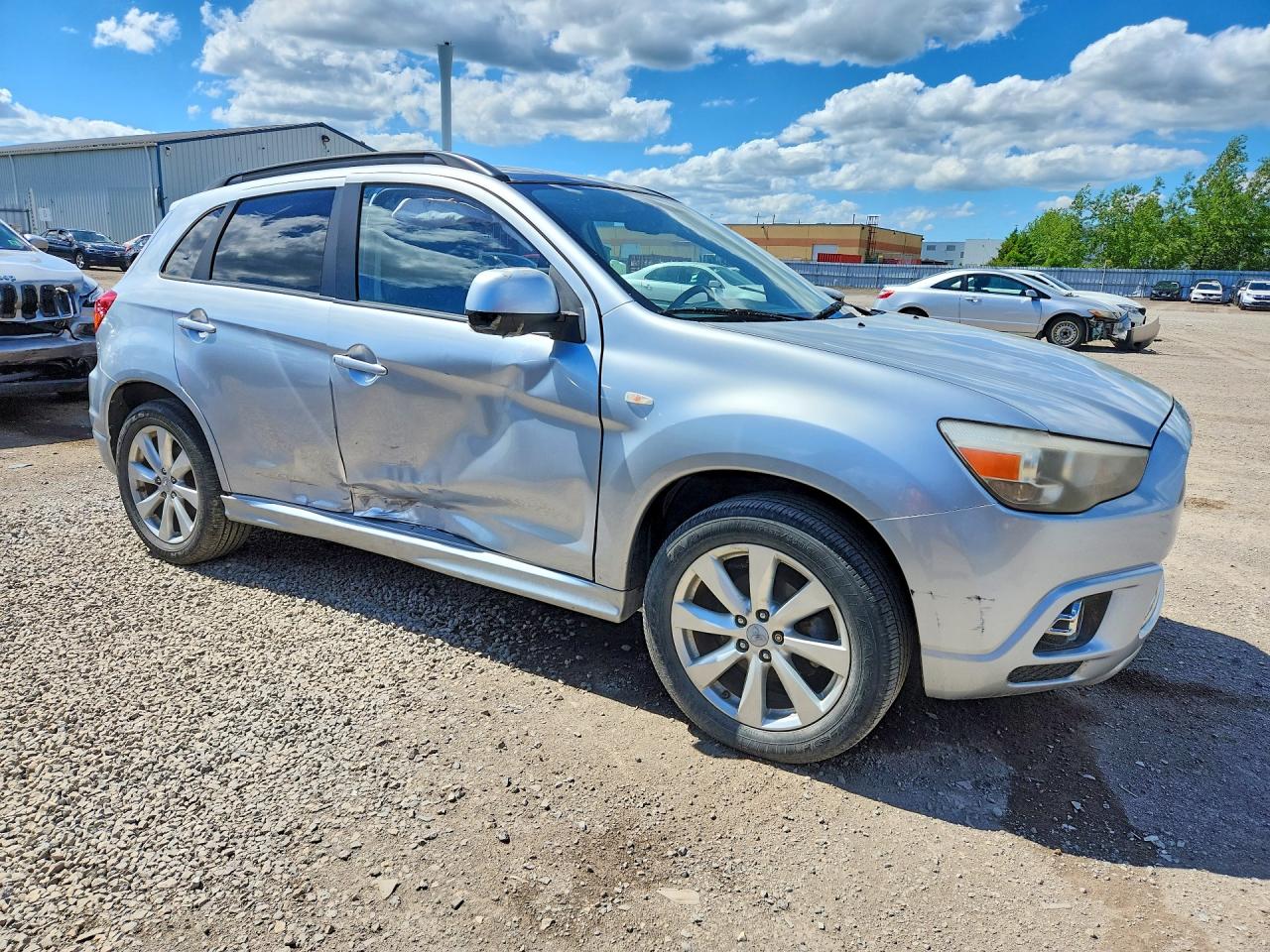 2012 Mitsubishi Outlander Sport Se Silver vin: JA4AP4AUXCZ002499