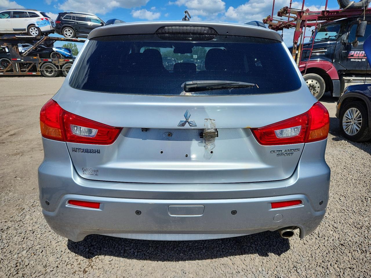 2012 Mitsubishi Outlander Sport Se Silver vin: JA4AP4AUXCZ002499