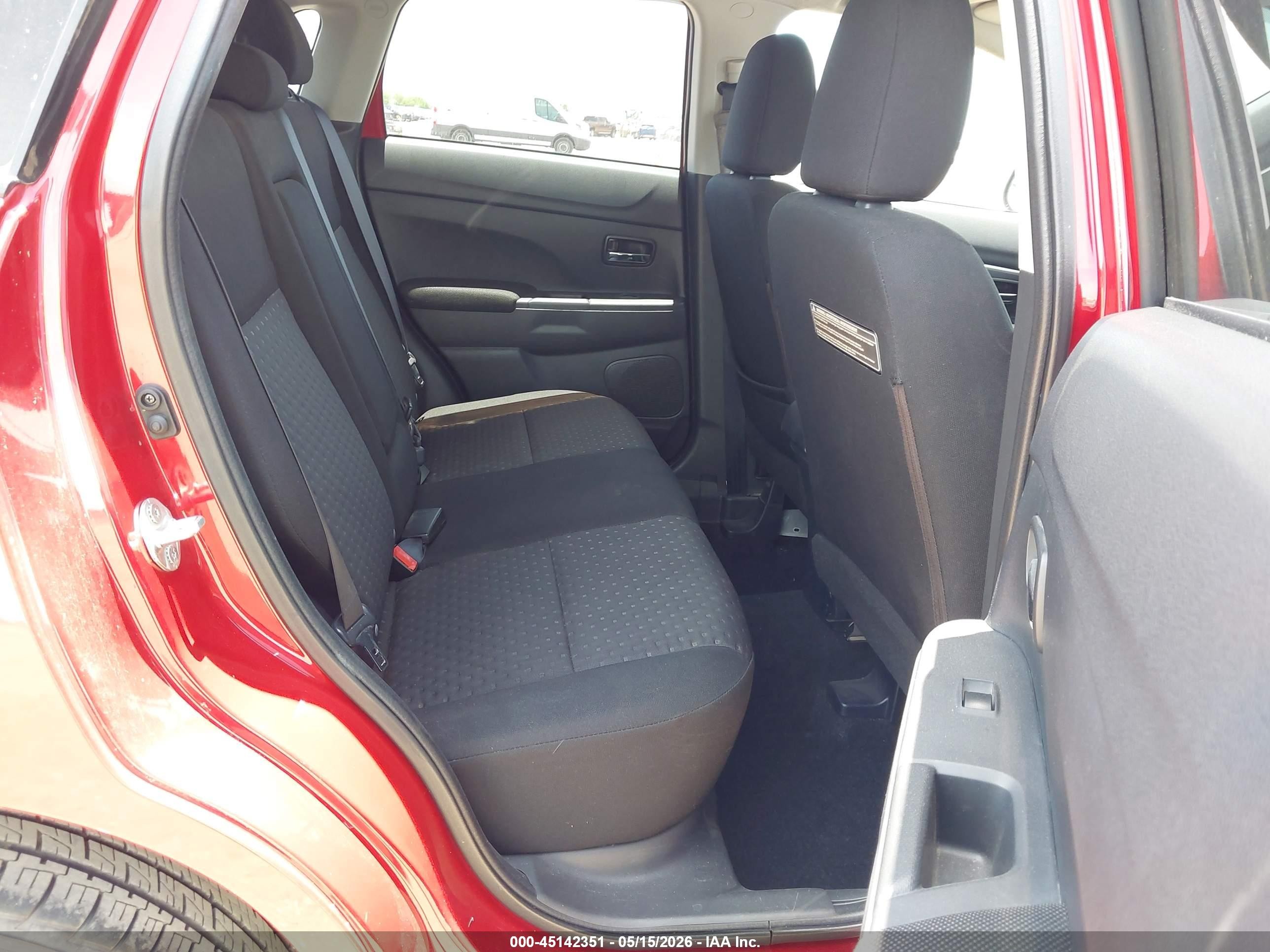 2012 Mitsubishi Outlander Sport Se Red vin: JA4AP4AUXCZ003037