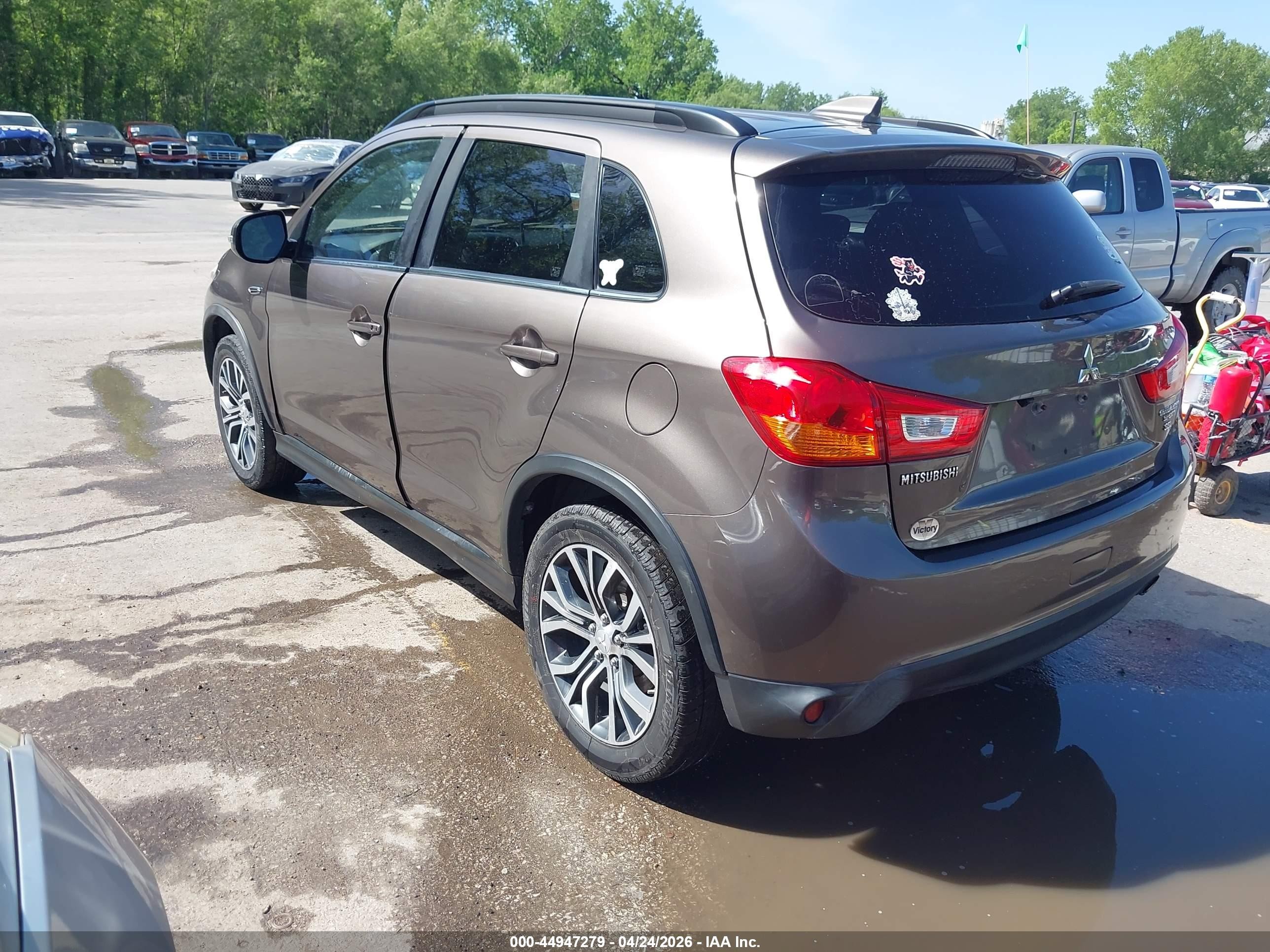 2017 Mitsubishi Outlander Sport 2.4 Sel Brown vin: JA4AP4AW2HZ048045