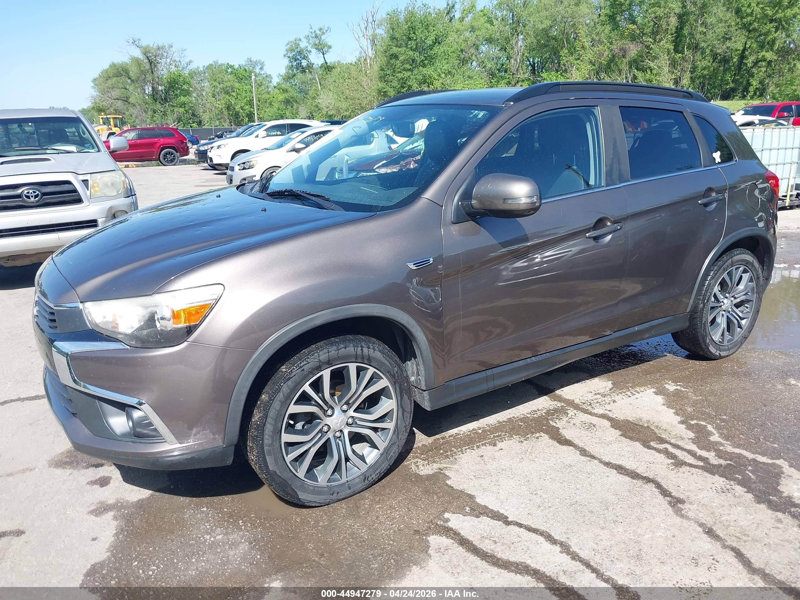 2017 Mitsubishi Outlander Sport 2.4 Sel Brown vin: JA4AP4AW2HZ048045