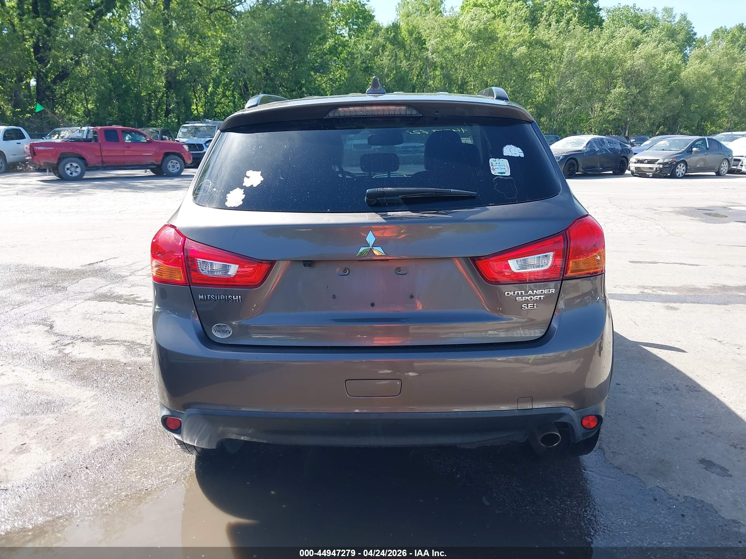 2017 Mitsubishi Outlander Sport 2.4 Sel Brown vin: JA4AP4AW2HZ048045