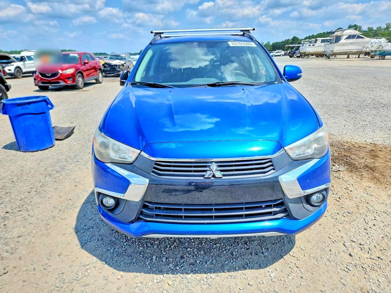 2017 Mitsubishi Outlander Sport Sel Blue vin: JA4AP4AW7HZ044170