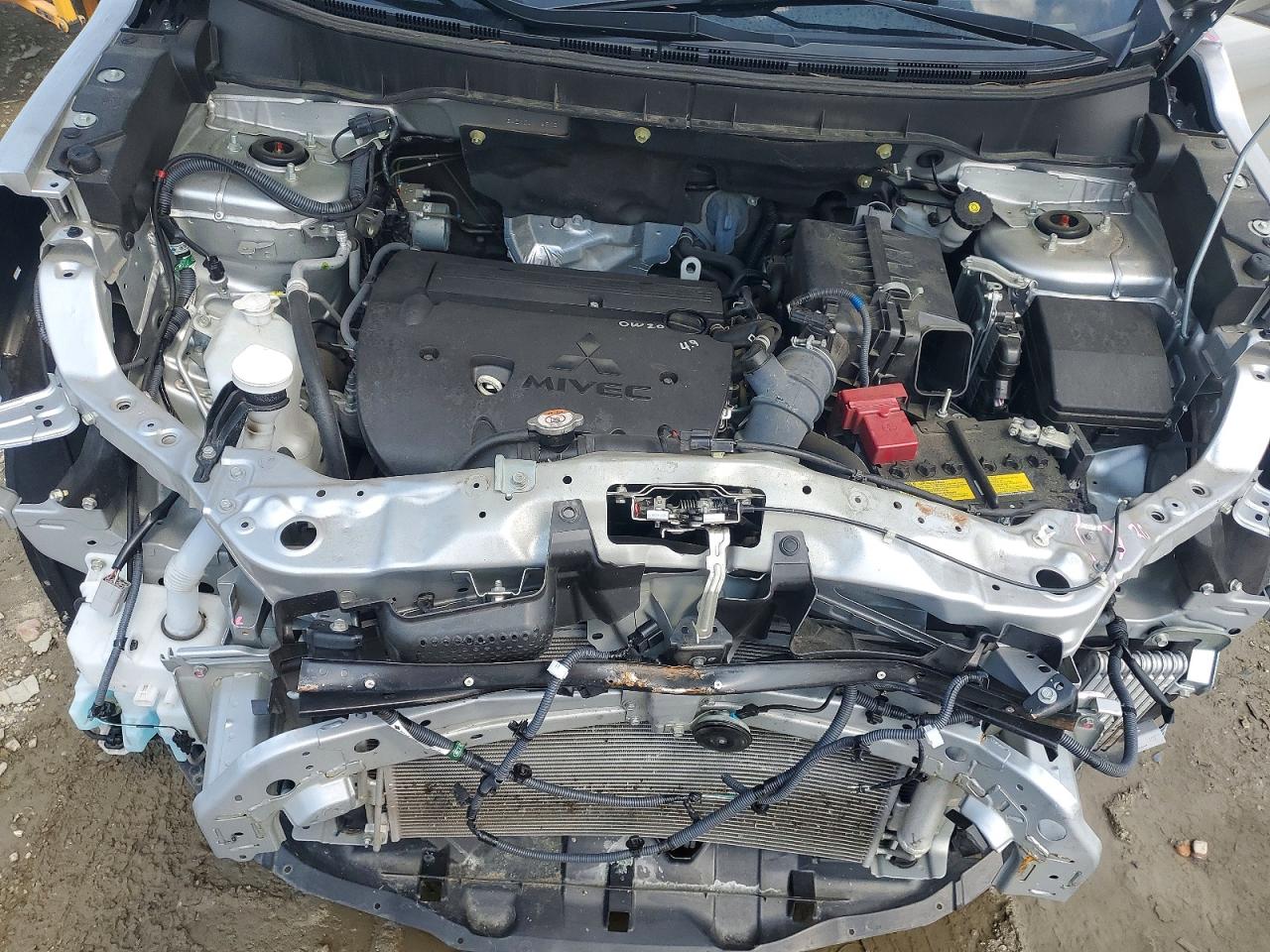 2022 Mitsubishi Outlander Sport Es Silver vin: JA4APUAU0NU016802