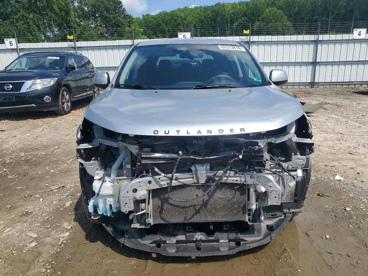 2022 Mitsubishi Outlander Sport Es Silver vin: JA4APUAU0NU016802