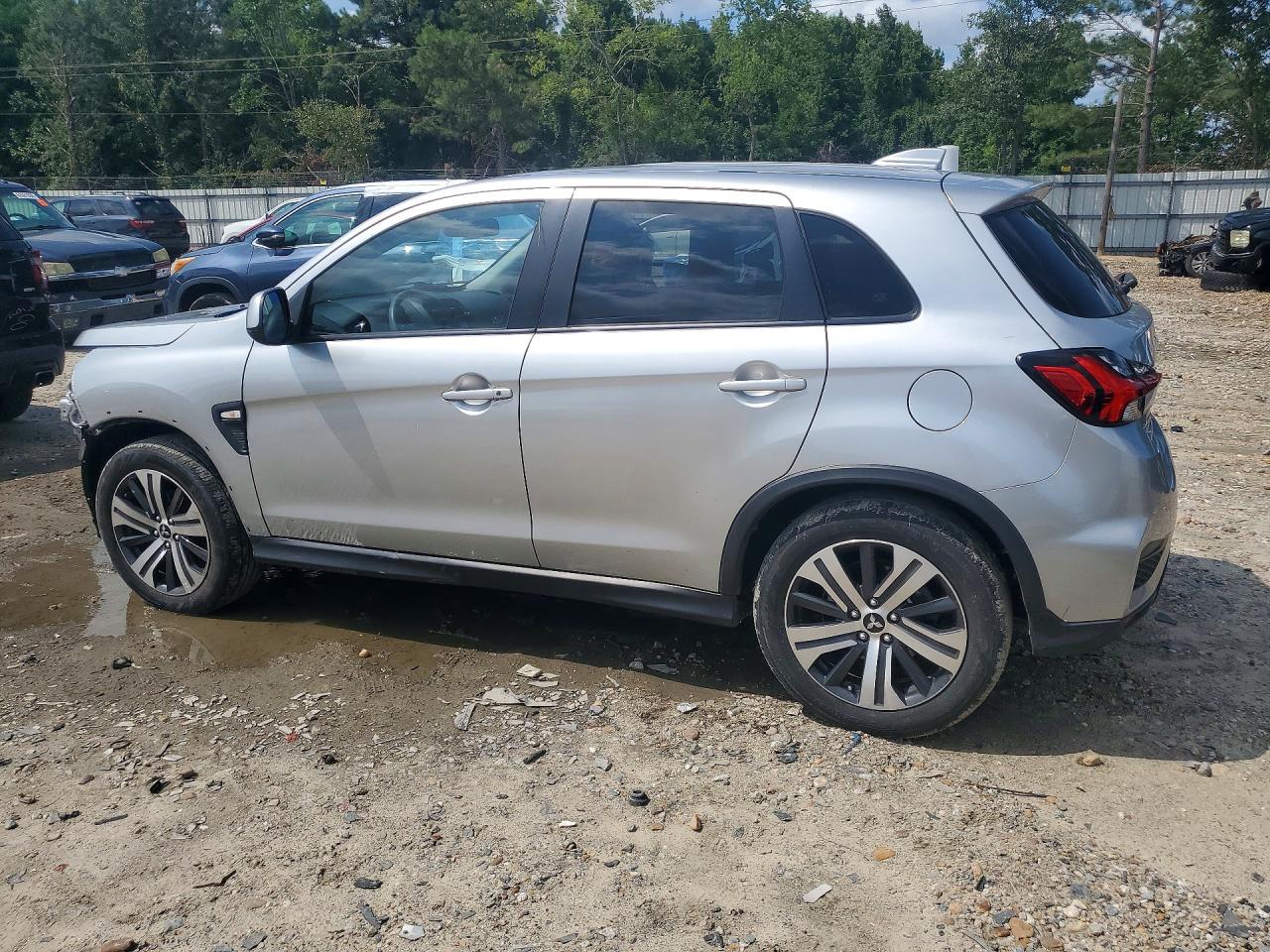 2022 Mitsubishi Outlander Sport Es Silver vin: JA4APUAU0NU016802