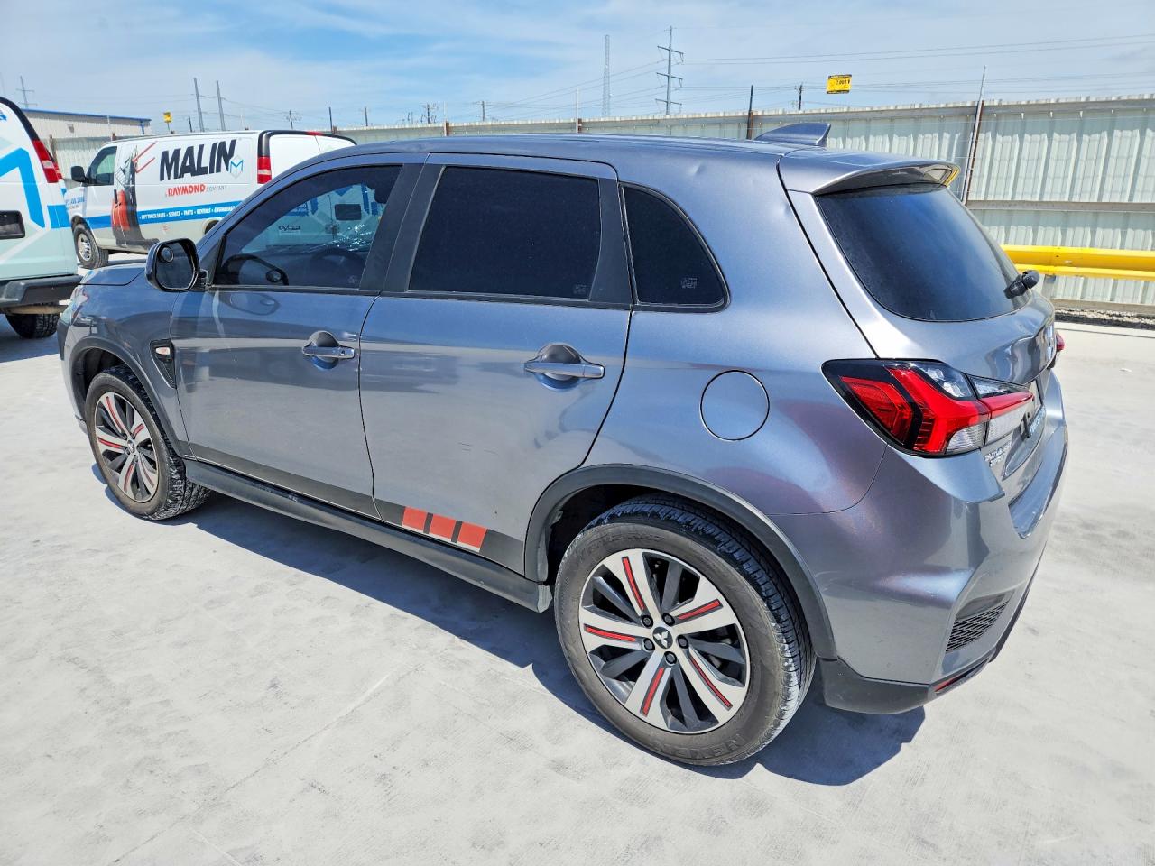 2022 Mitsubishi Outlander Sport Es Gray vin: JA4APUAU3NU013361