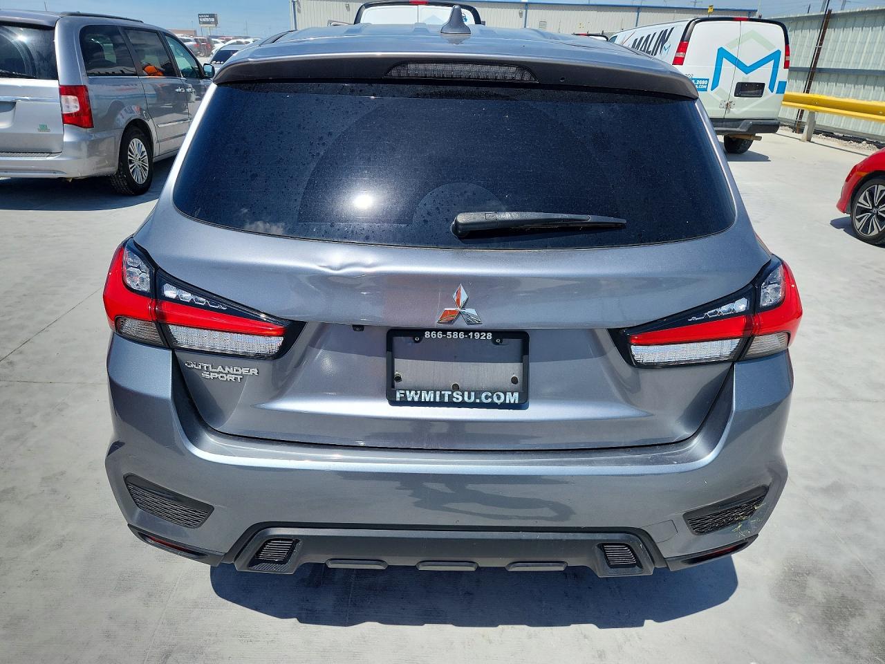 2022 Mitsubishi Outlander Sport Es Gray vin: JA4APUAU3NU013361