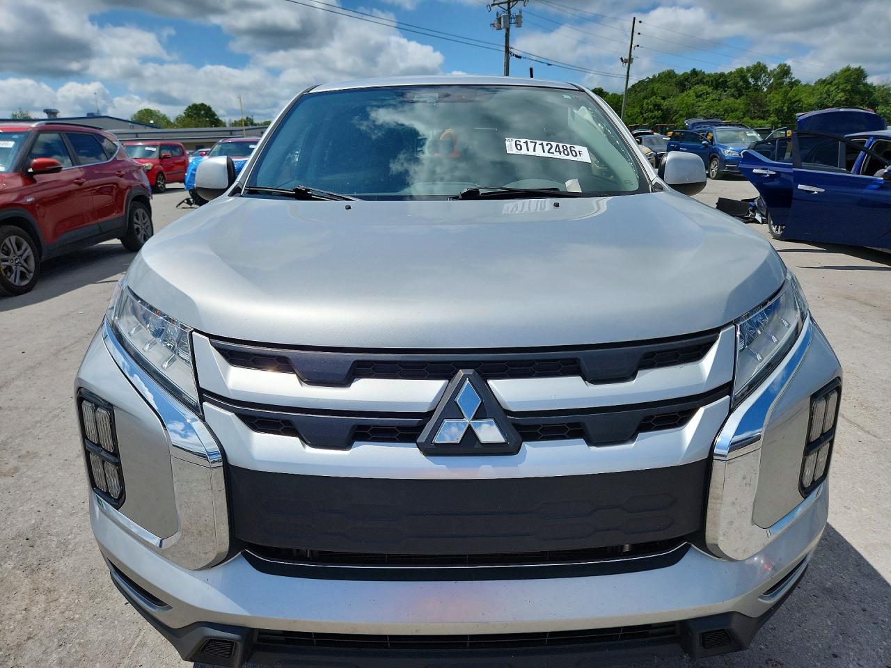 2022 Mitsubishi Outlander Sport Es Silver vin: JA4APUAU5NU012454