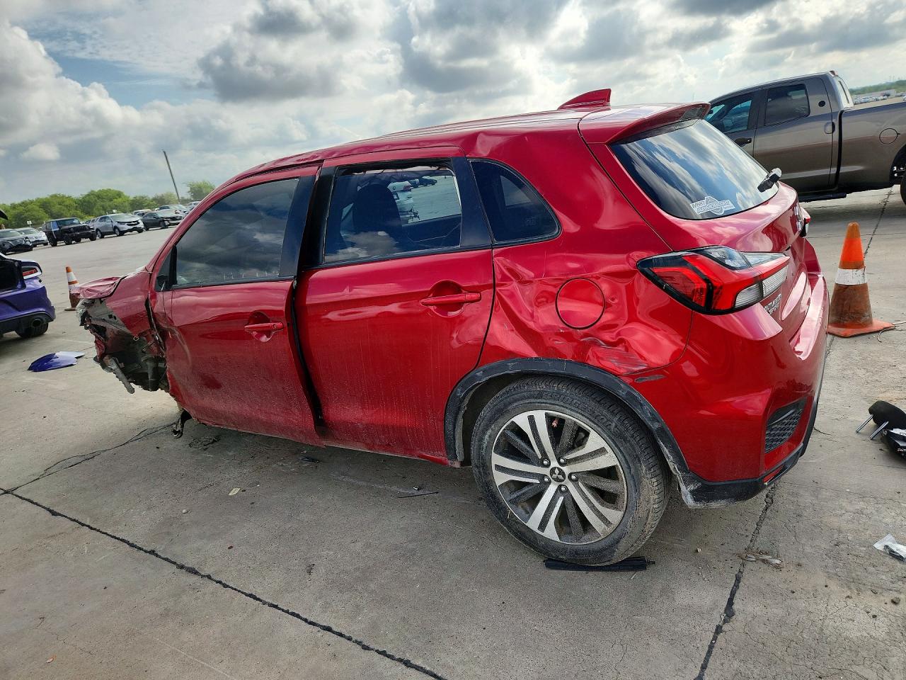 2021 Mitsubishi Outlander Sport Es Red vin: JA4APUAU7MU028864