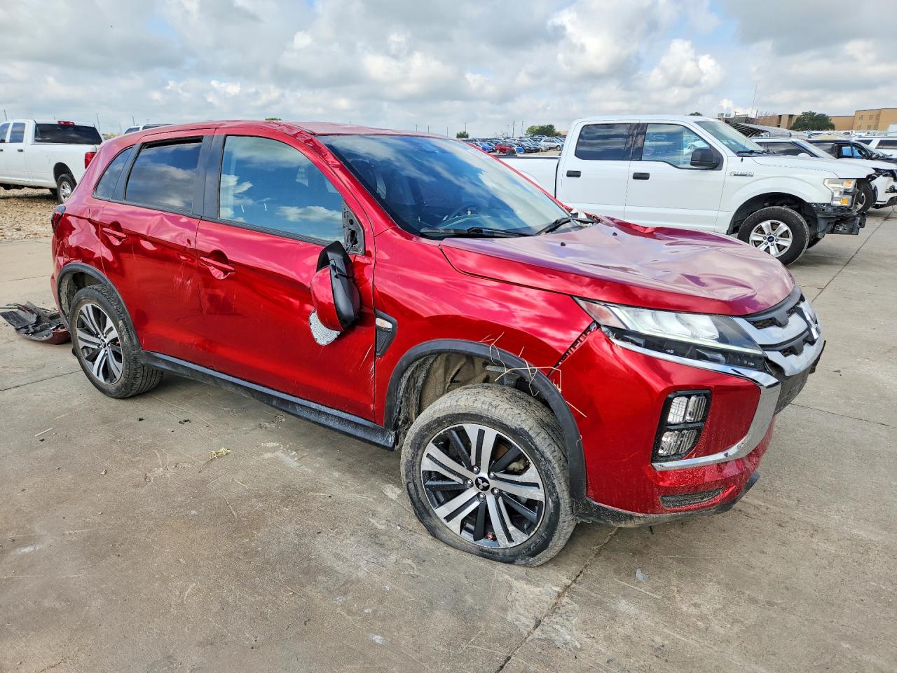 2021 Mitsubishi Outlander Sport Es Red vin: JA4APUAU7MU028864