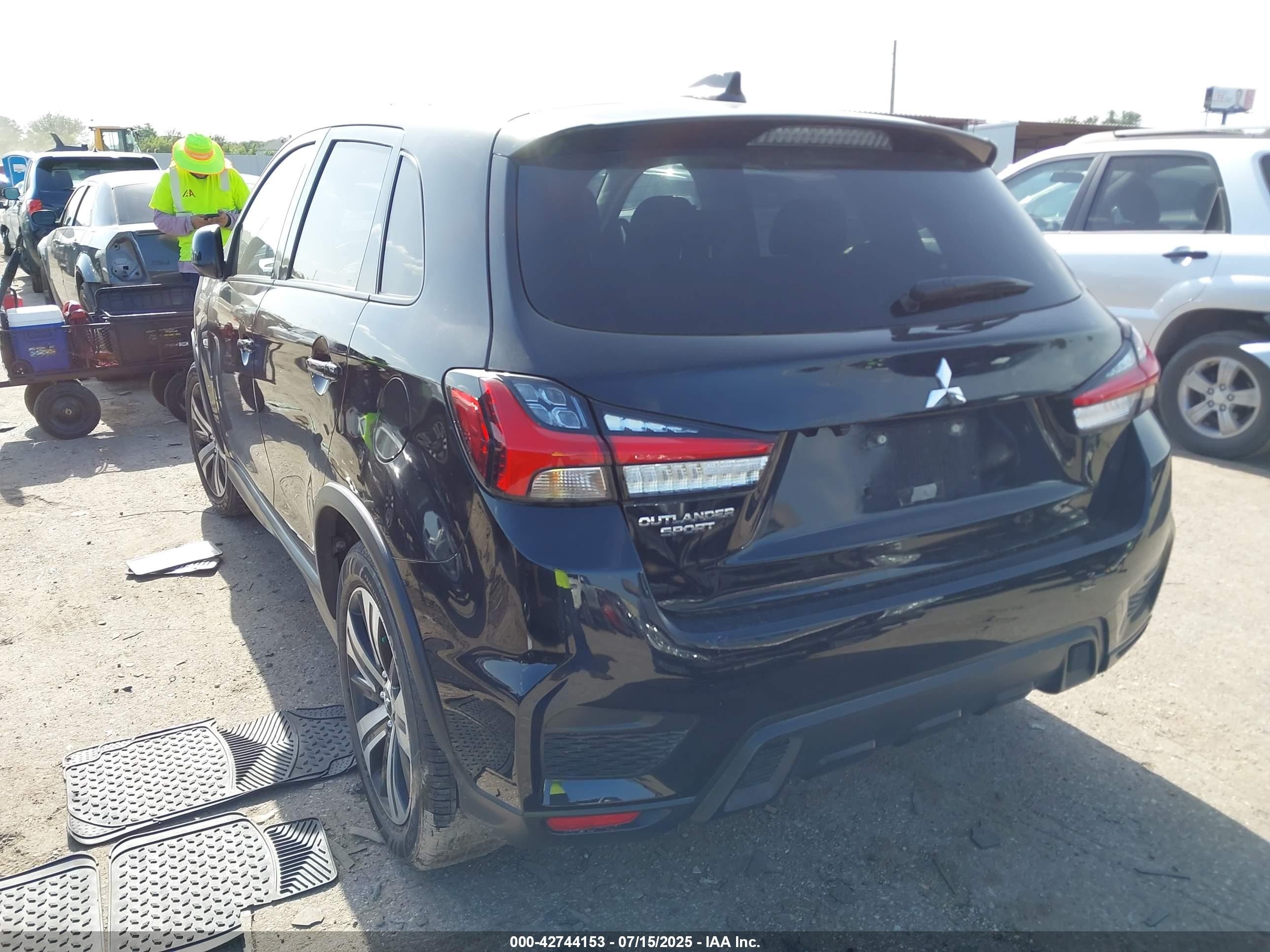 2022 Mitsubishi Outlander Sport 2.0 Be 2wd/2.0 Es 2wd/2.0 Le 2wd/2.0 S 2wd Black vin: JA4APUAU7NU019826