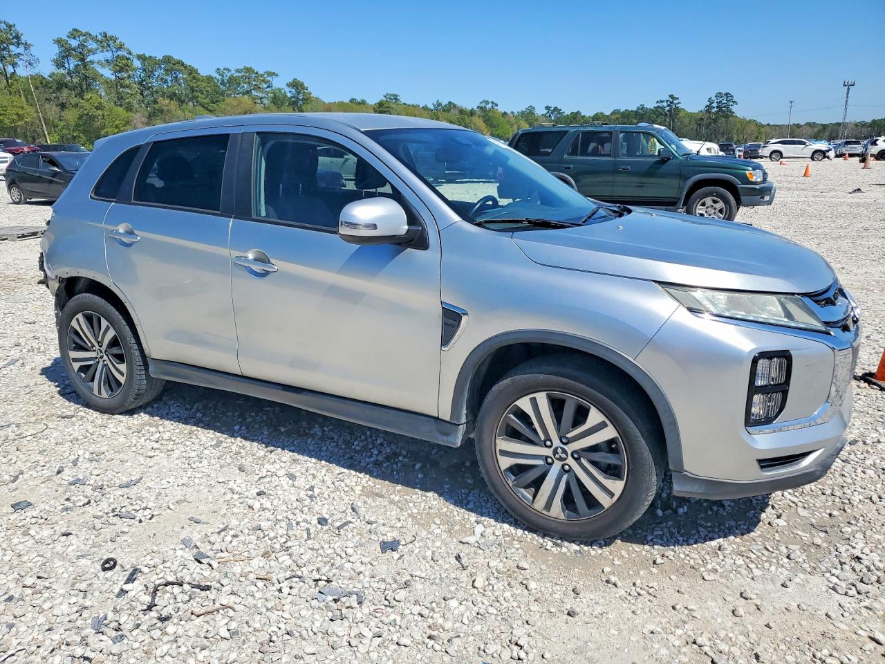 2021 Mitsubishi Outlander Sport Se Silver vin: JA4APVAU3MU019116