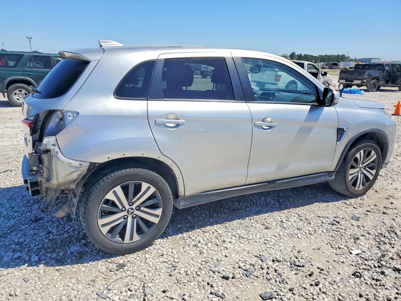 2021 Mitsubishi Outlander Sport Se Silver vin: JA4APVAU3MU019116