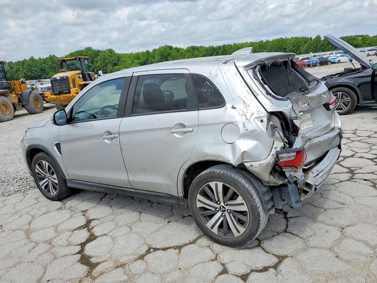 2021 Mitsubishi Outlander Sport Se Silver vin: JA4APVAU5MU025953