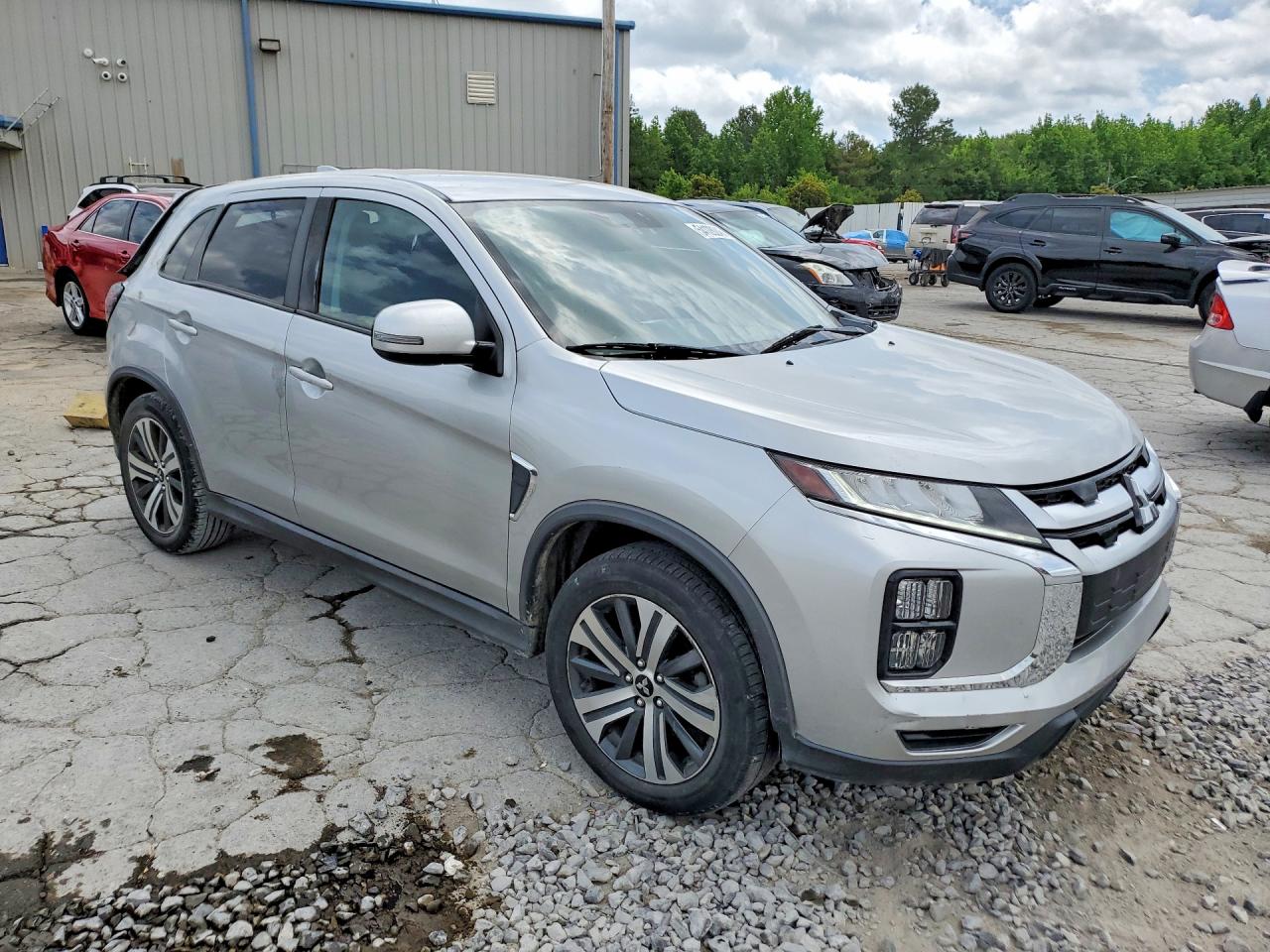 2021 Mitsubishi Outlander Sport Se Silver vin: JA4APVAU5MU025953
