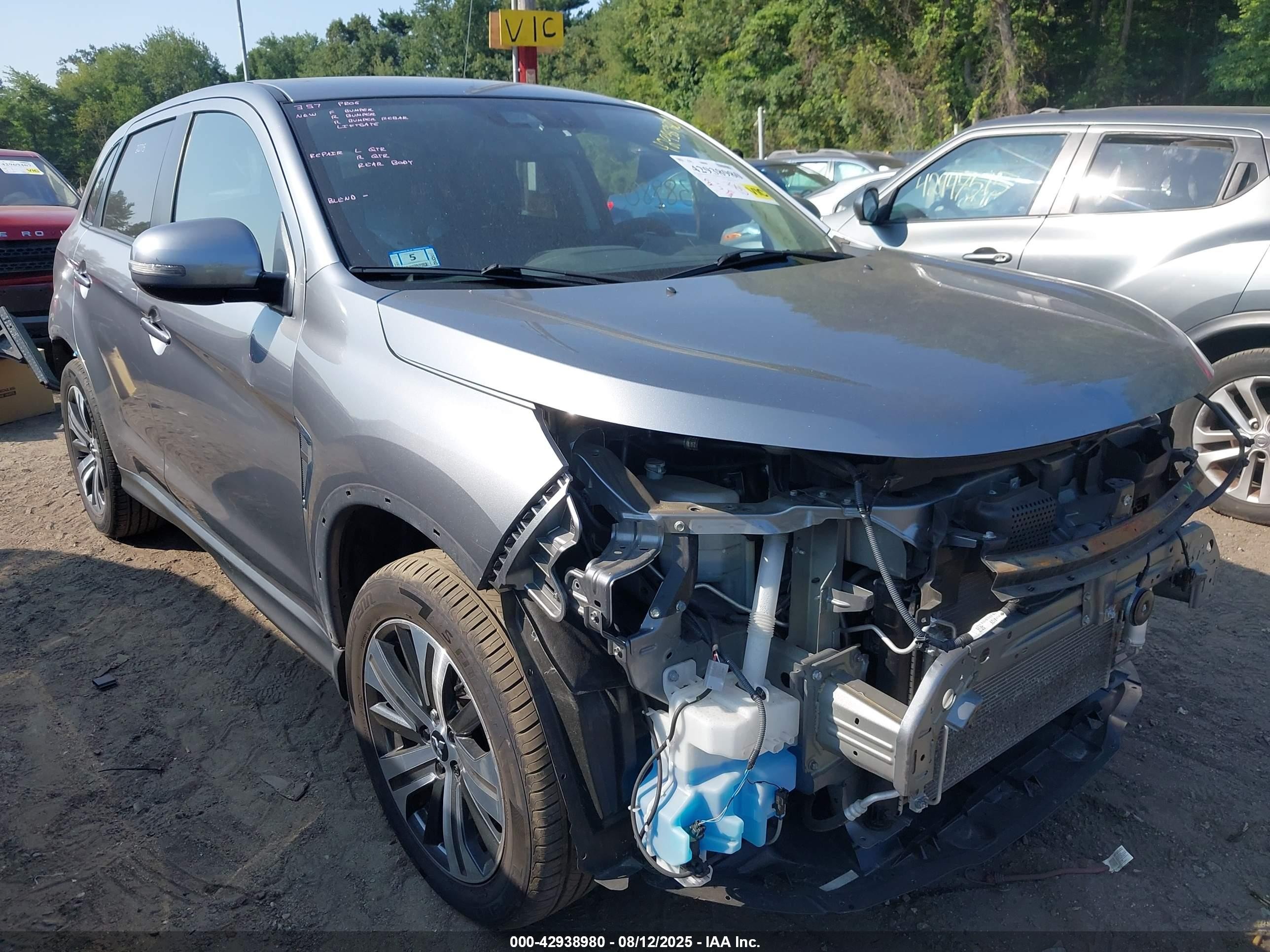 2022 Mitsubishi Outlander Sport 2.0 Se 2wd/2.0 Se Special Edition 2wd Gray vin: JA4APVAU6NU004112