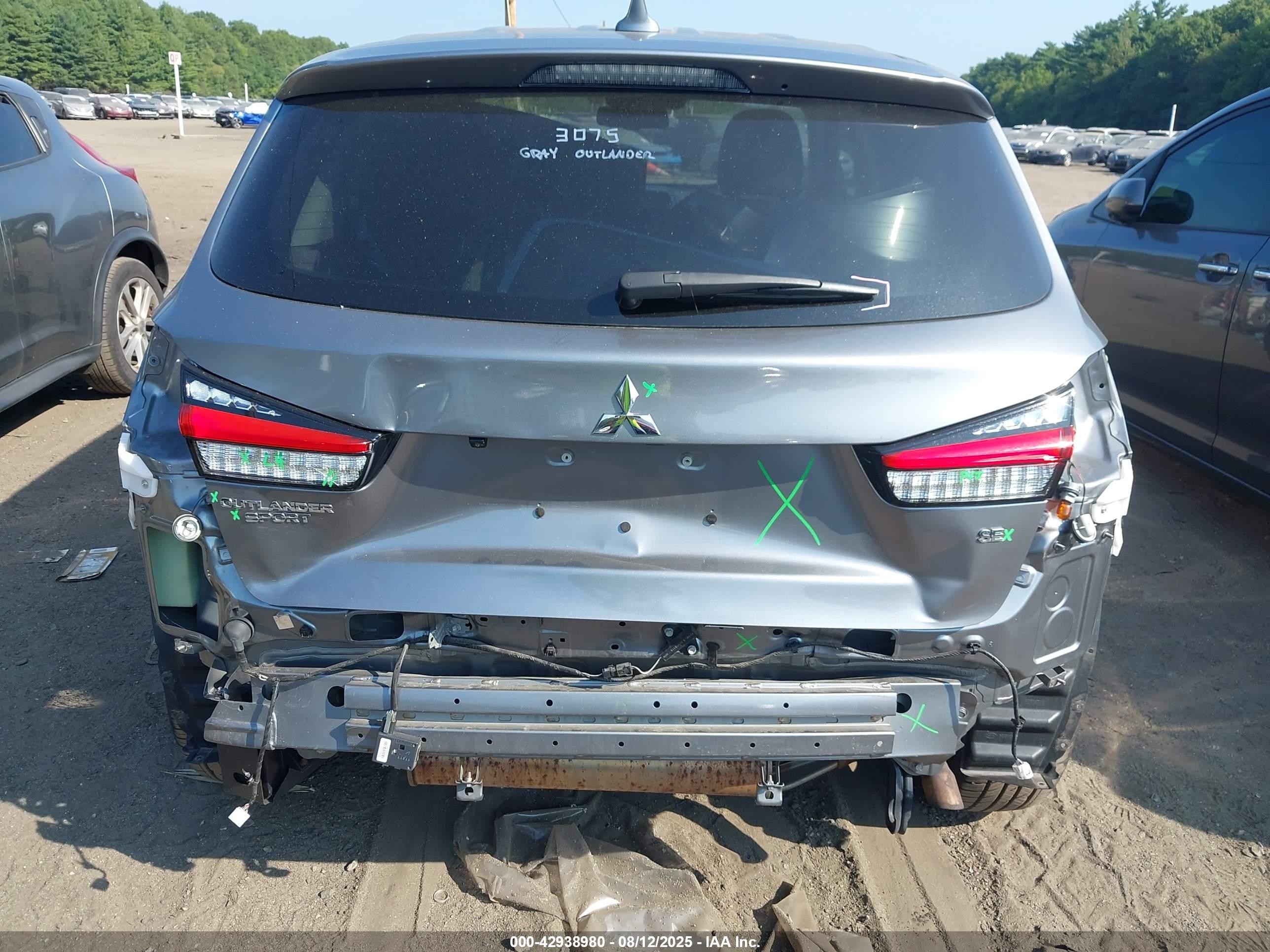 2022 Mitsubishi Outlander Sport 2.0 Se 2wd/2.0 Se Special Edition 2wd Gray vin: JA4APVAU6NU004112