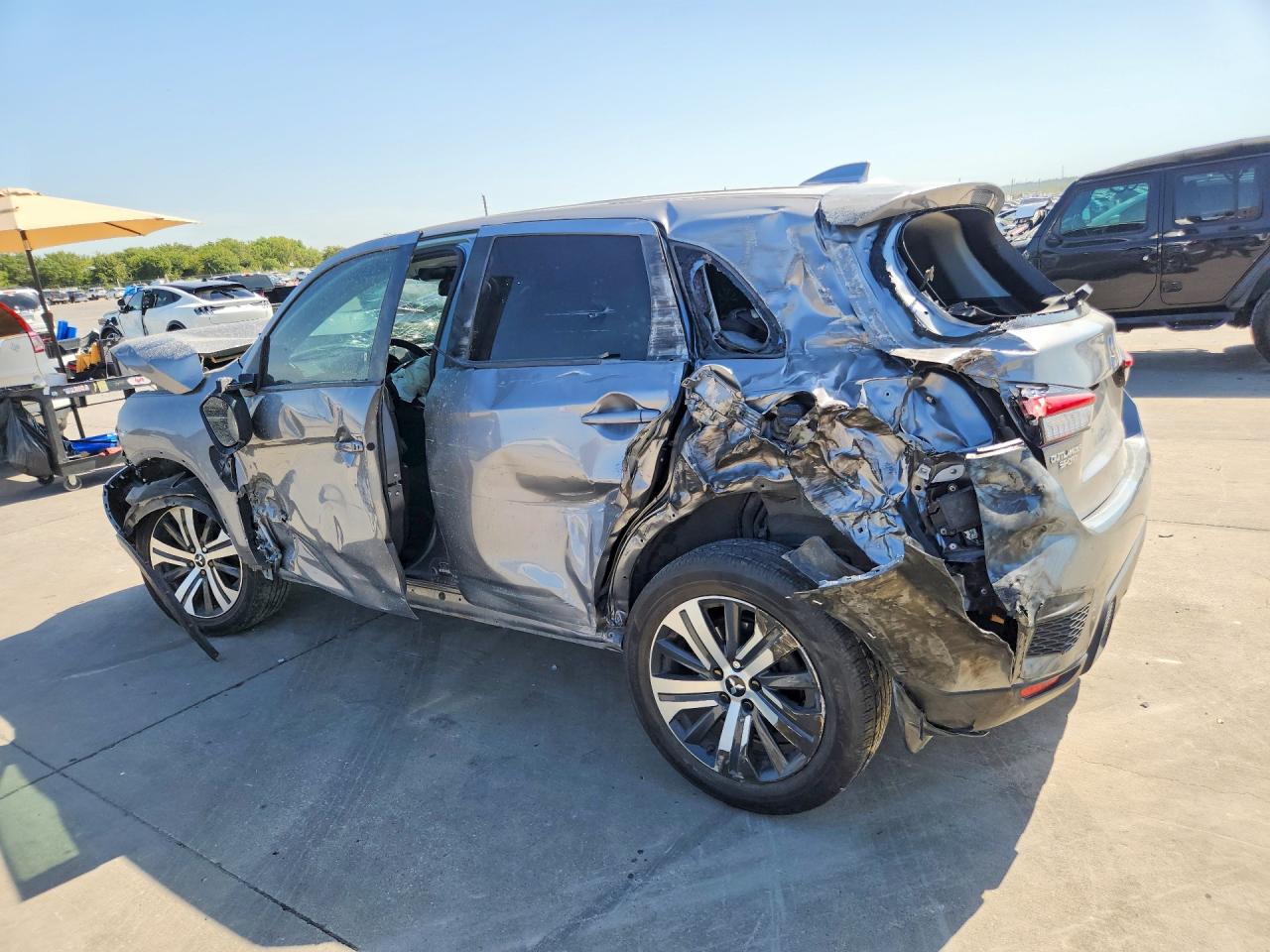 2021 Mitsubishi Outlander Sport Se Серый vin: JA4APVAUXMU033465