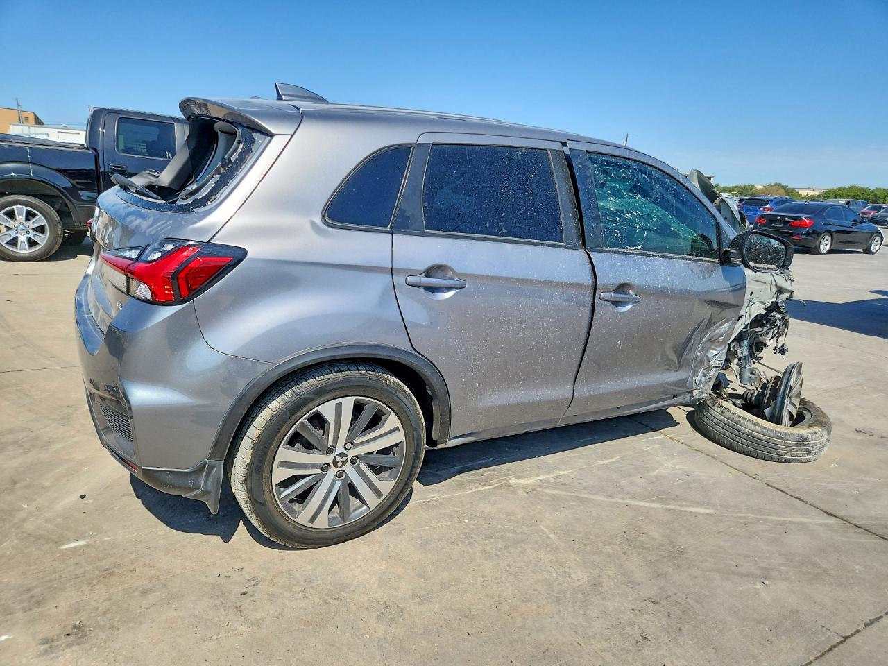 2021 Mitsubishi Outlander Sport Se Серый vin: JA4APVAUXMU033465