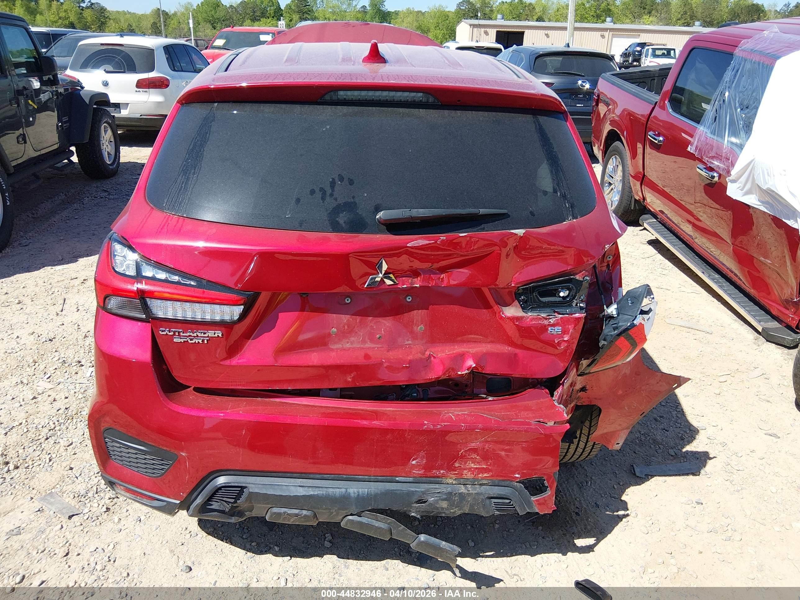 2022 Mitsubishi Outlander Sport 2.0 Se 2wd/2.0 Se Special Edition 2wd Red vin: JA4APVAUXNU018420