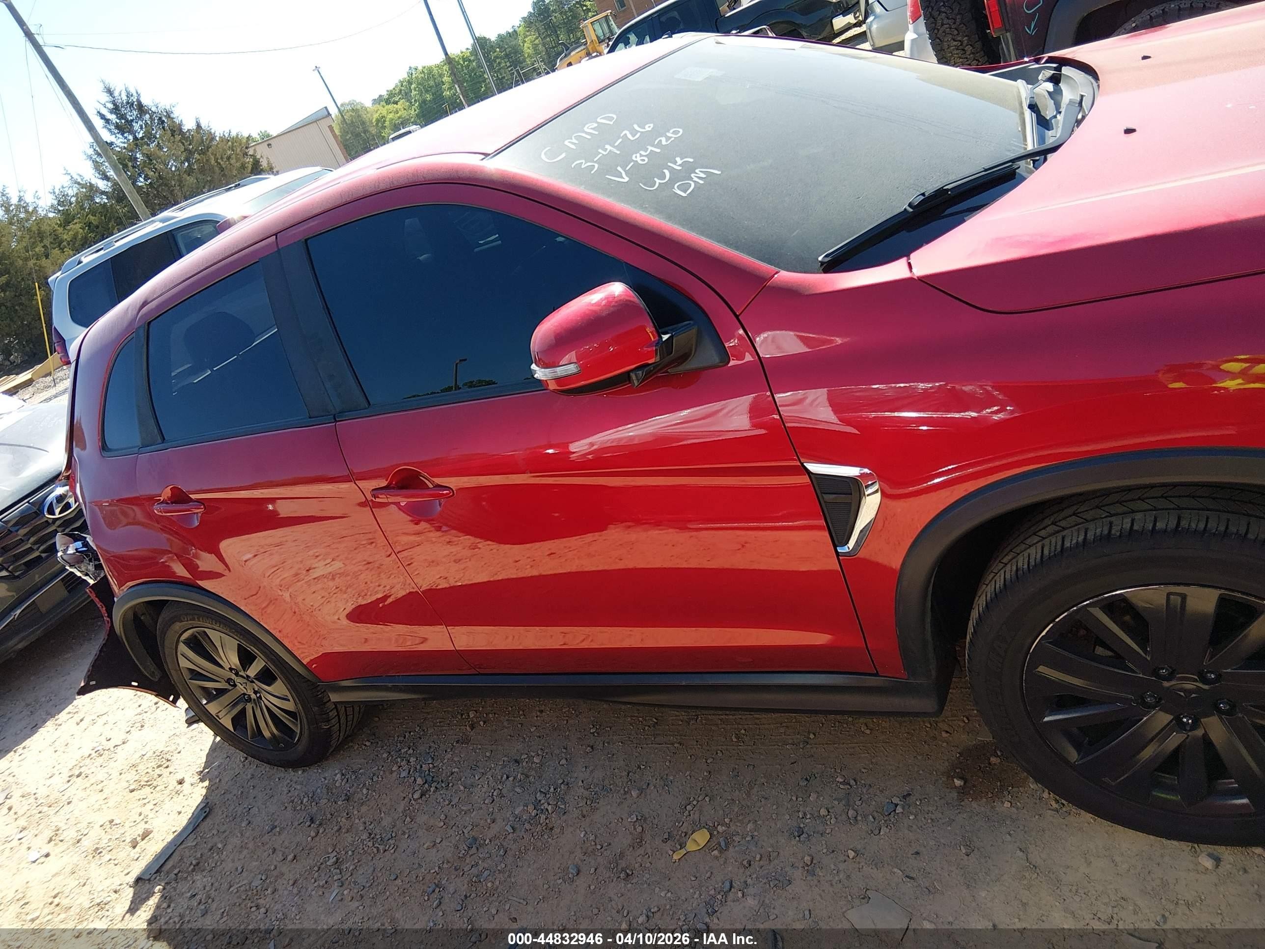 2022 Mitsubishi Outlander Sport 2.0 Se 2wd/2.0 Se Special Edition 2wd Red vin: JA4APVAUXNU018420