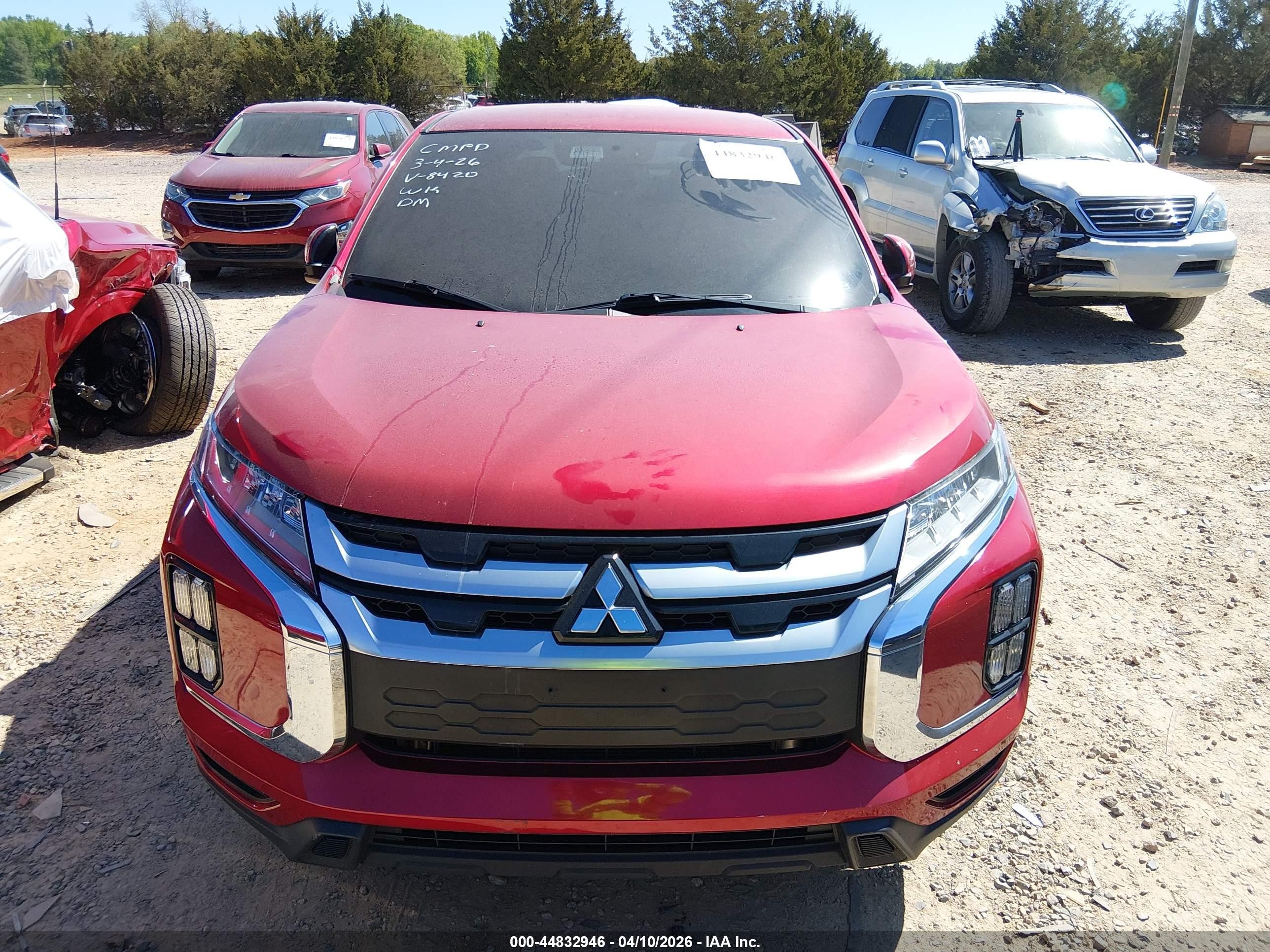 2022 Mitsubishi Outlander Sport 2.0 Se 2wd/2.0 Se Special Edition 2wd Red vin: JA4APVAUXNU018420
