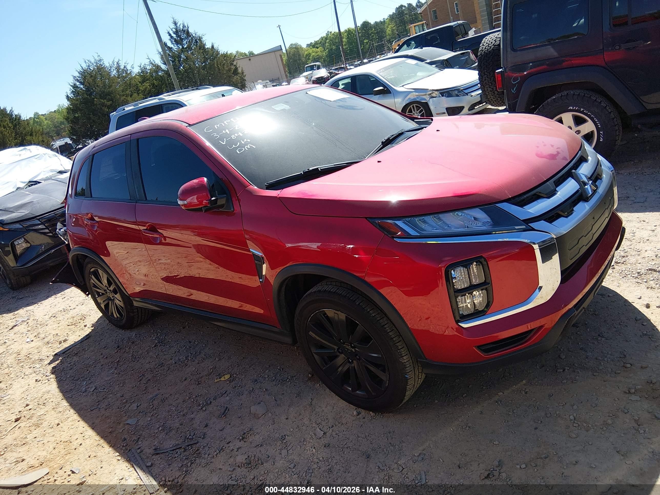 2022 Mitsubishi Outlander Sport 2.0 Se 2wd/2.0 Se Special Edition 2wd Red vin: JA4APVAUXNU018420